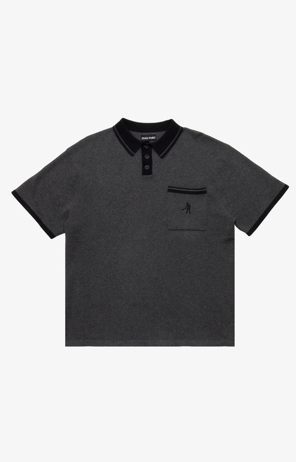 Pass~Port Workers Polo Shirt, Grey