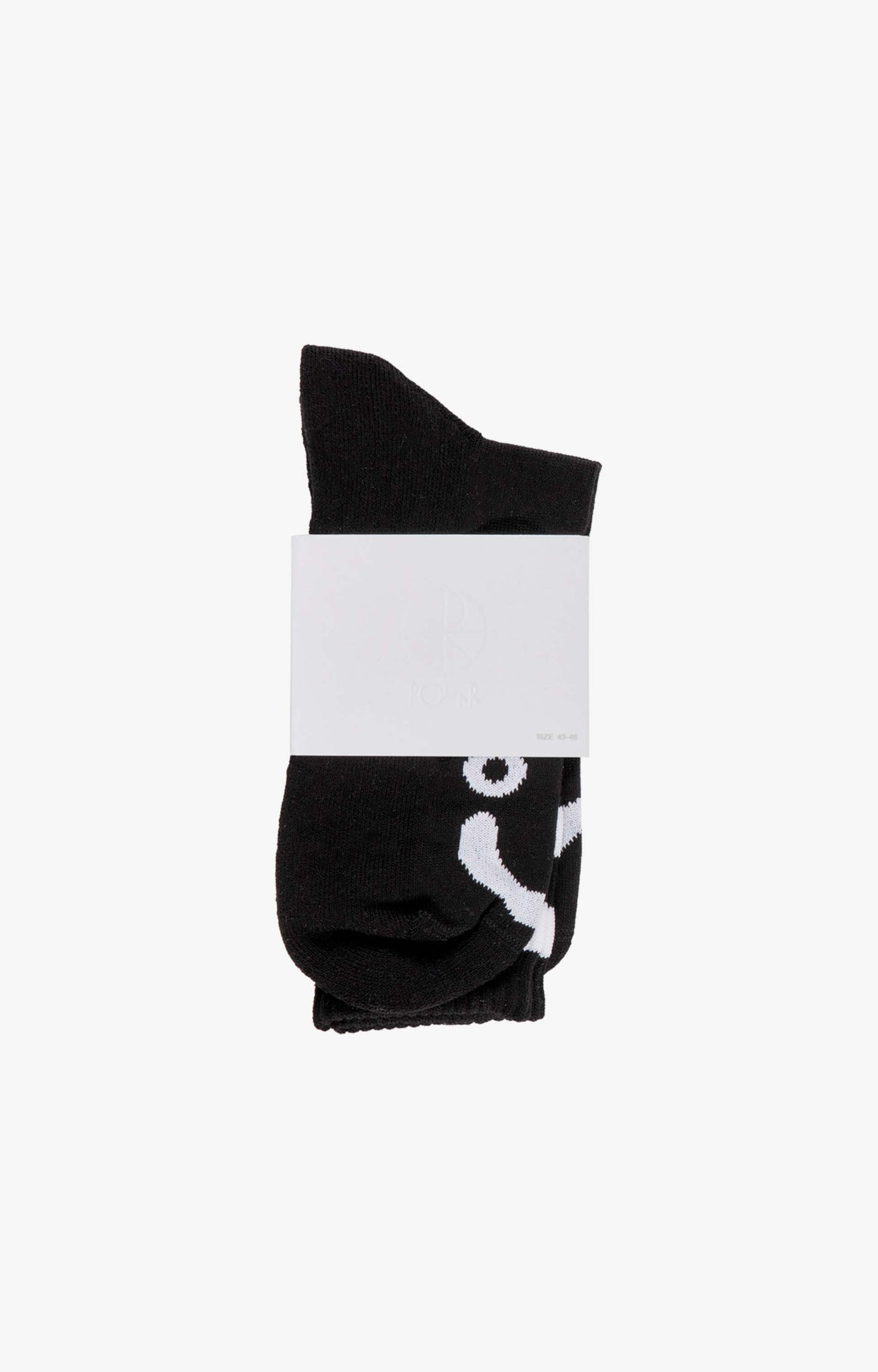 Polar Skate Co Happy Sad Socks, Black