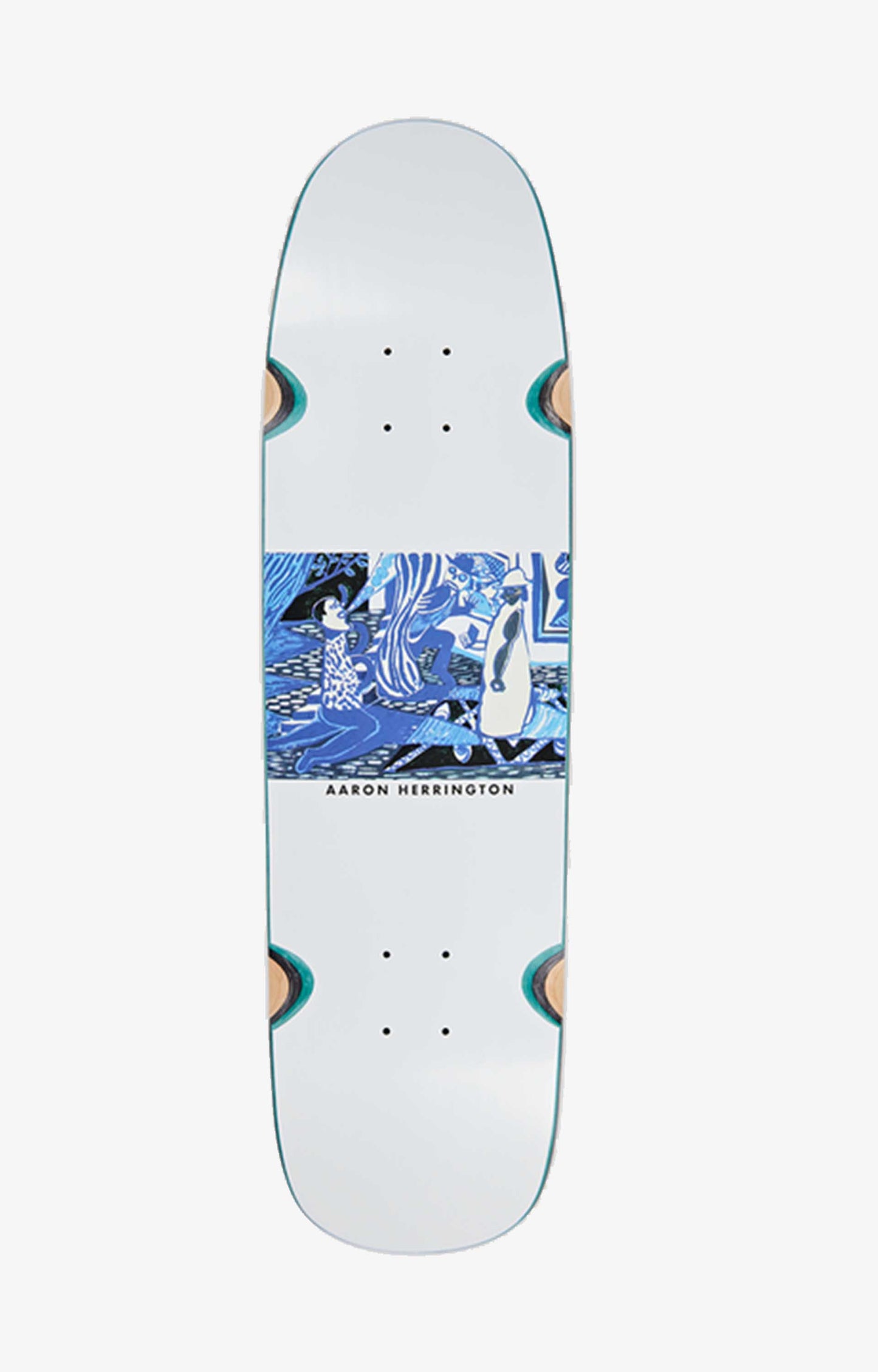 Polar Skate Co Aaron Herrington Seranade Wheel Well Skateboard Deck P9, 8.625"