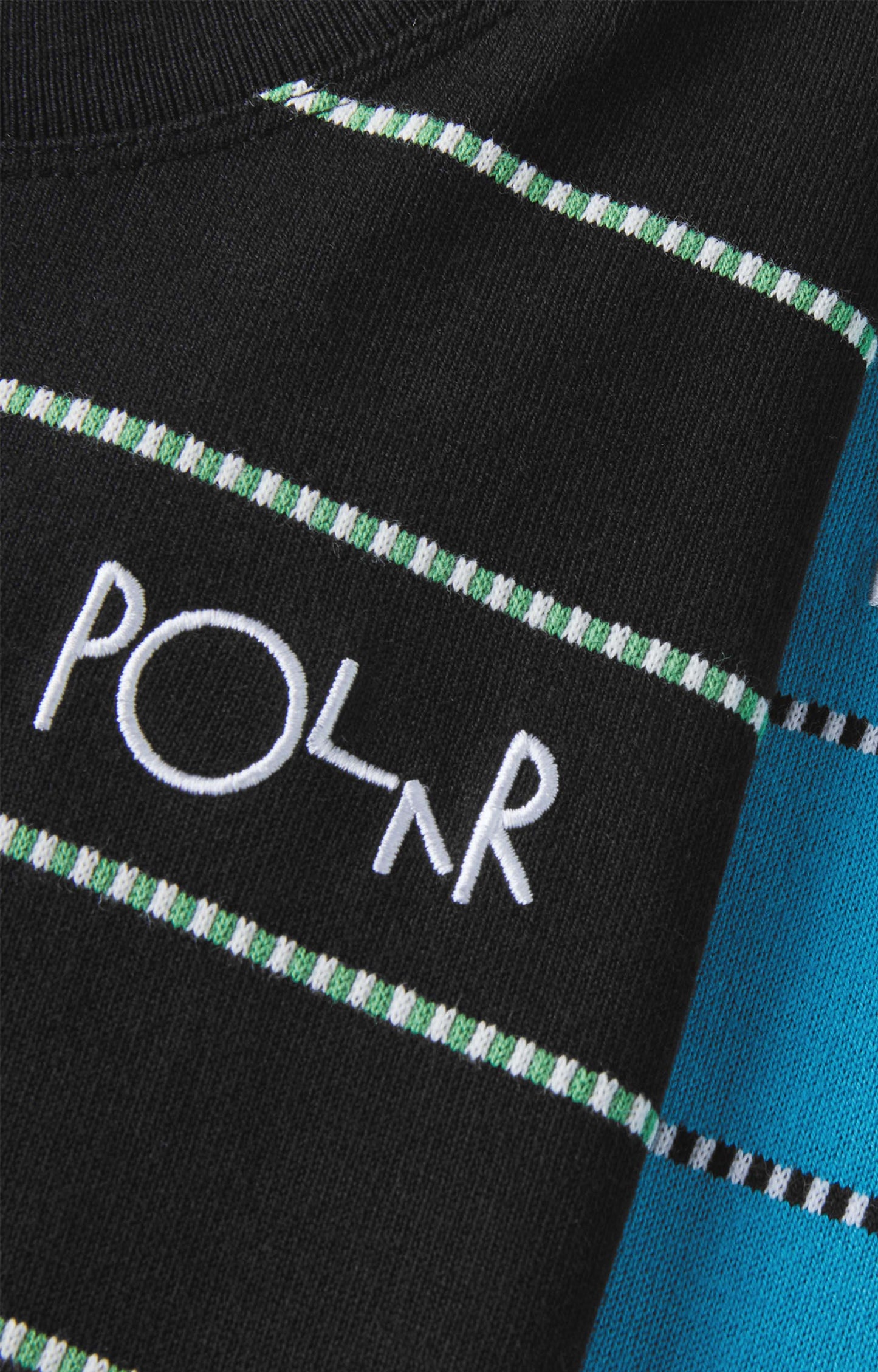 Polar Skate Co Checkered Surf T-Shirt, Black