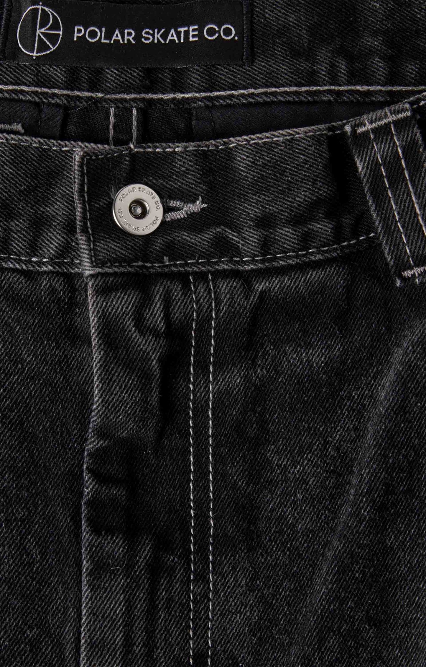 Polar Skate Co Grund Chino Pants, Washed Black