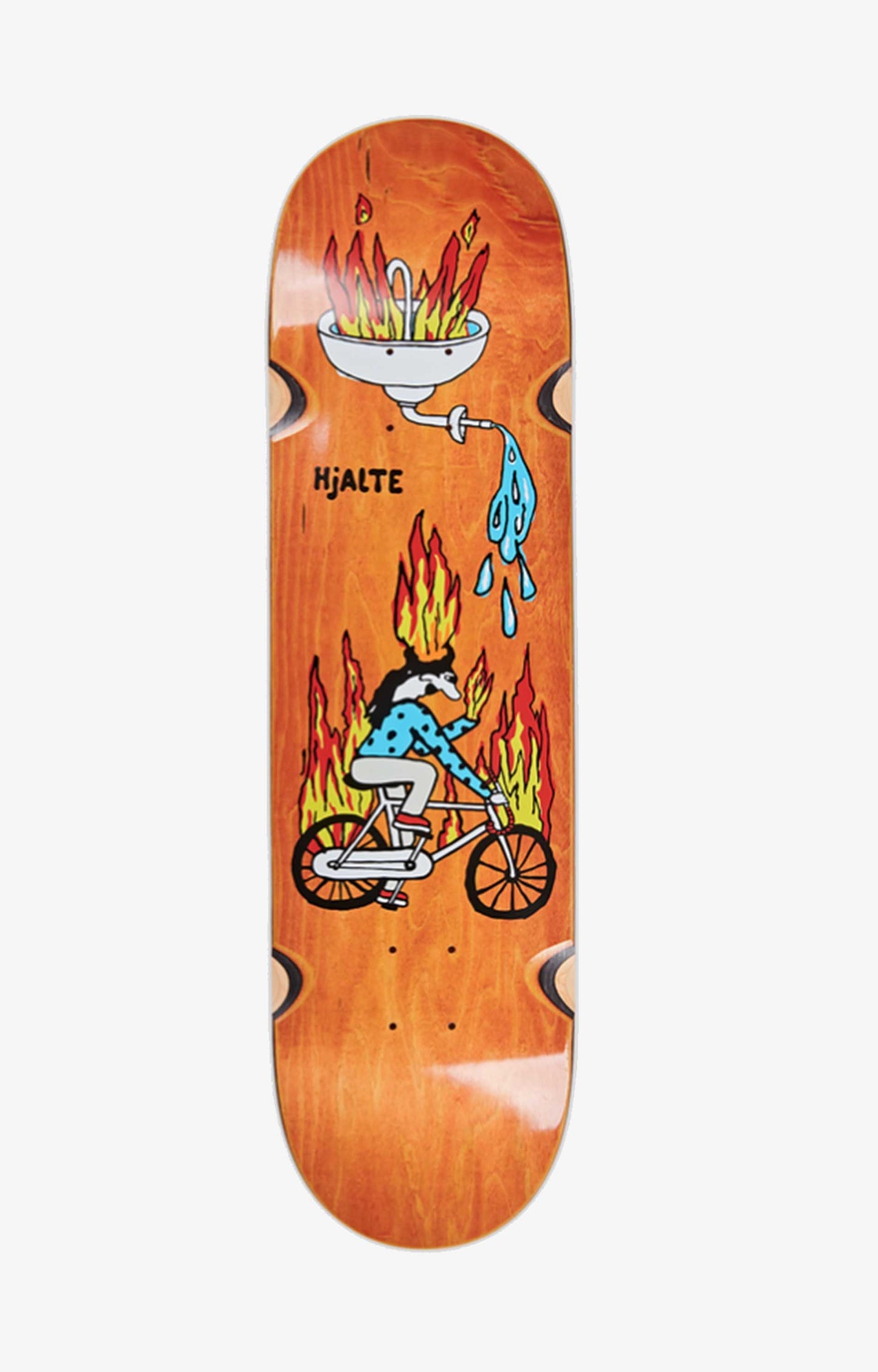 Polar Skate Co Hjalte Halberg Fire Ride Wheel Well Skateboard Deck, Or Concrete Skate Supply