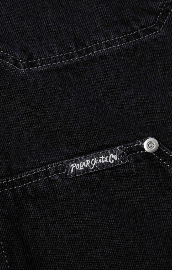 Polar Skate Co Patrik Denim Jacket Outerwear, Silver/Black