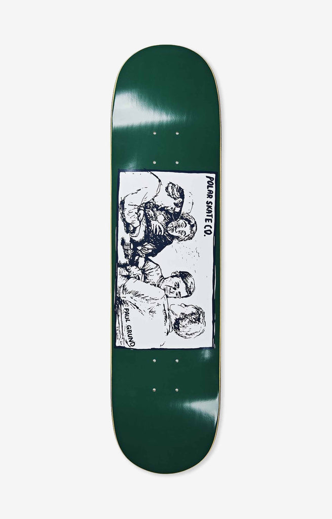 Polar Skate Co Paul Grund Cold Streak Skateboard Deck, Dark Green