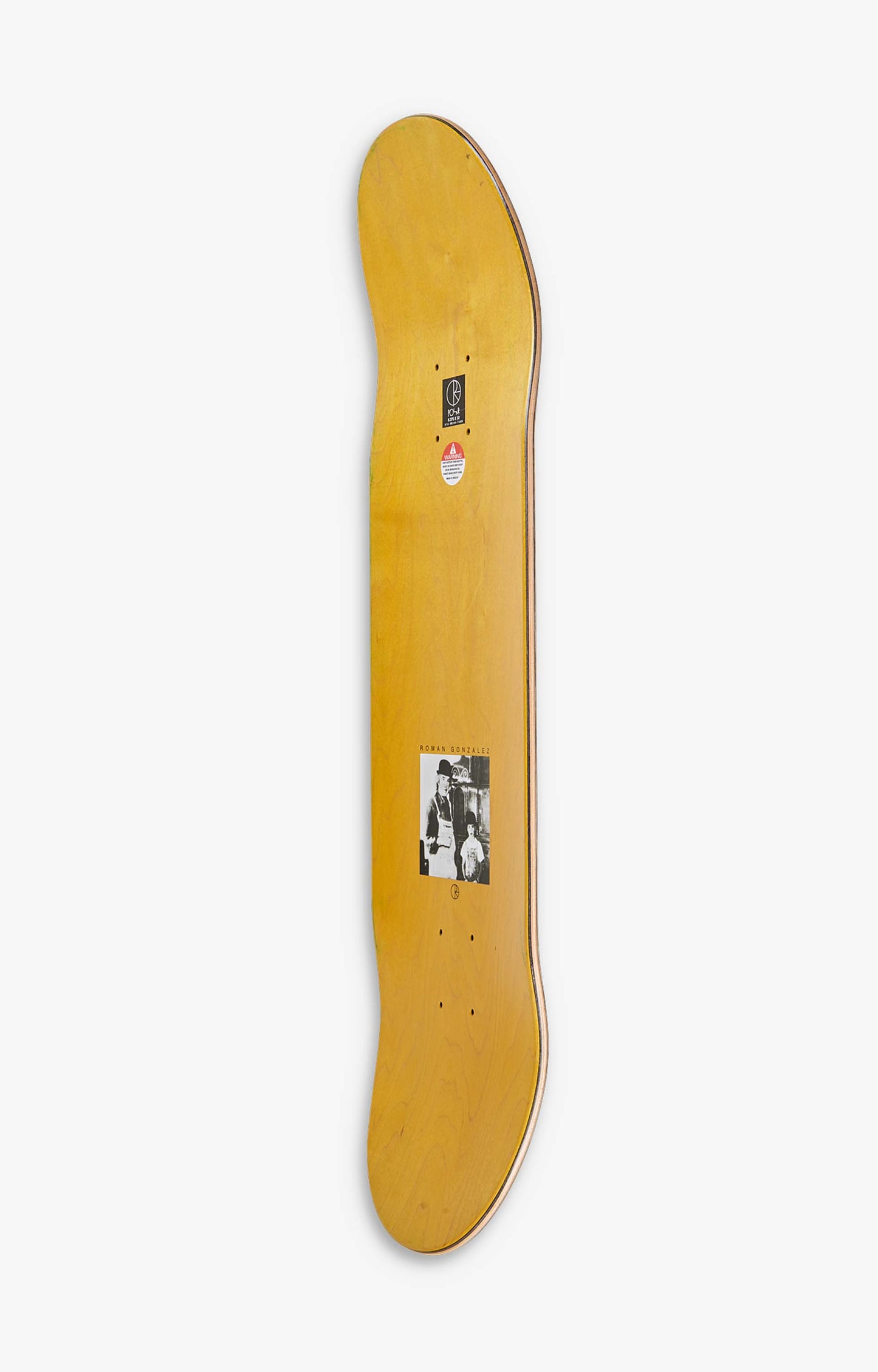 Polar Skate Co Roman Gonzalez Puppet Storage Skateboard Deck, 8.375"