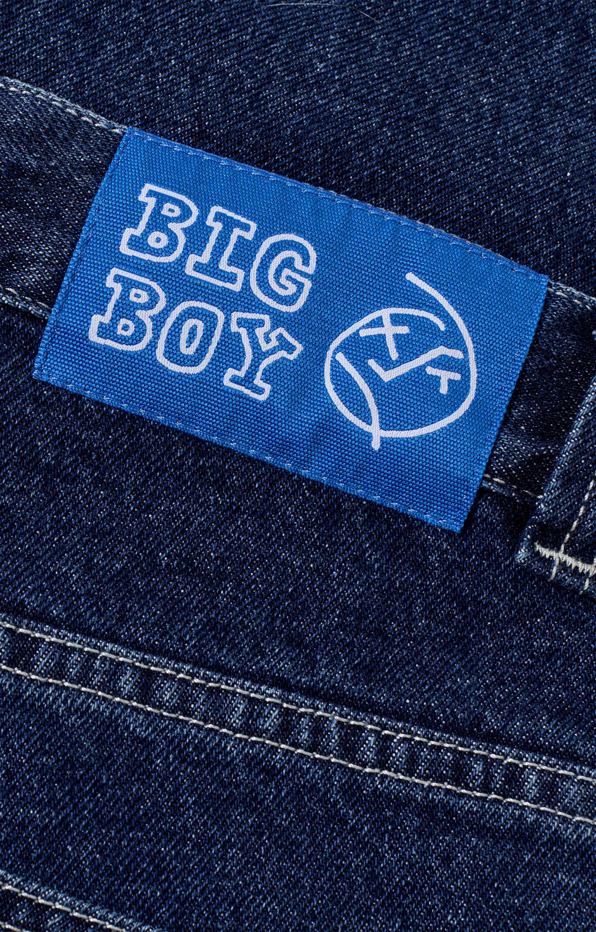 Polar Skate Co Big Boy Pants, Dark Blue/White Stitching