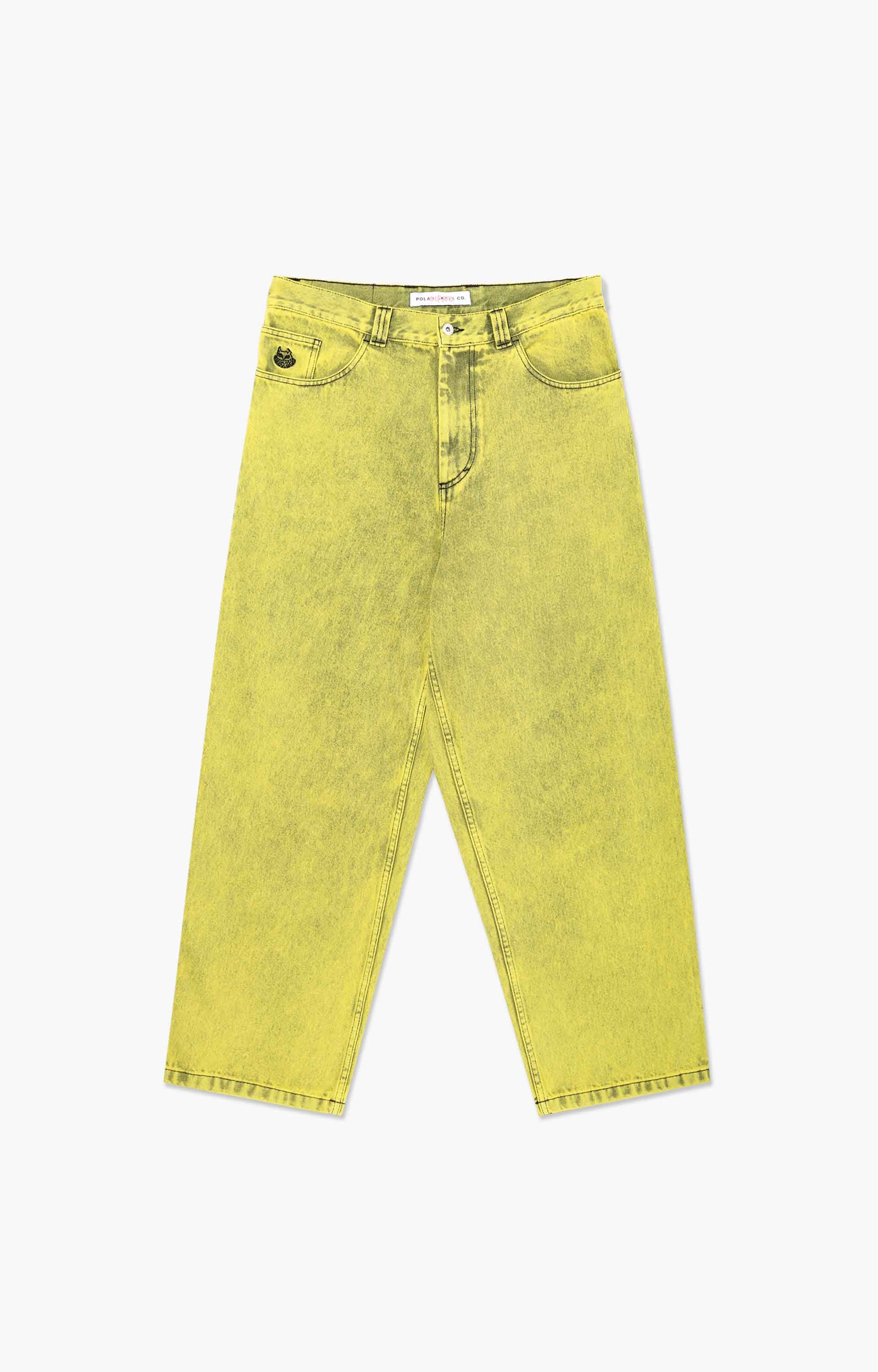 Polar Skate Co Big Boy Pants, Demon Child Lemon Black