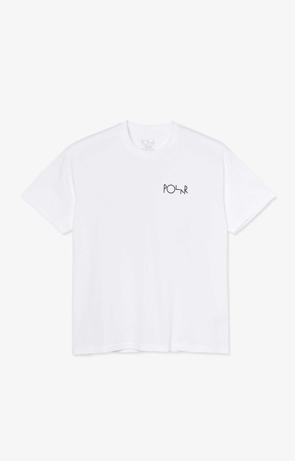 Polar Skate Co Stroke Logo Youth T-Shirt, White