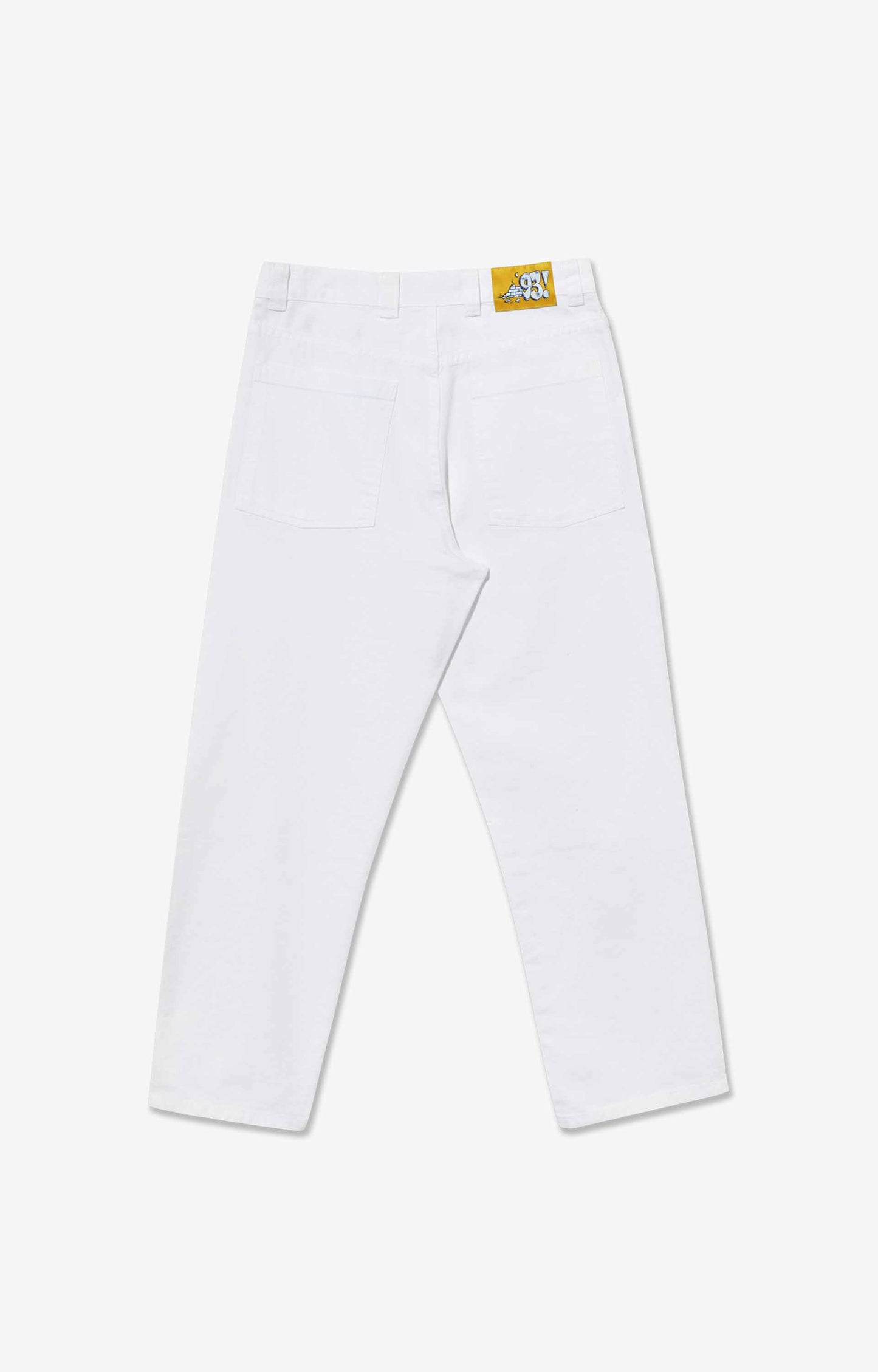 Polar Skate Co '93! Work Pants, White