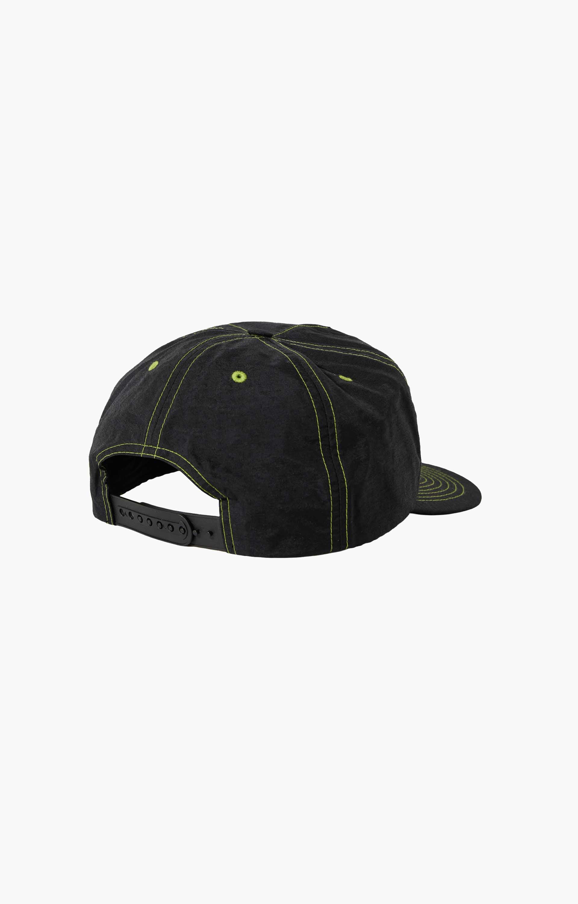Polar Skate Co Earl Cap, Black/Lime