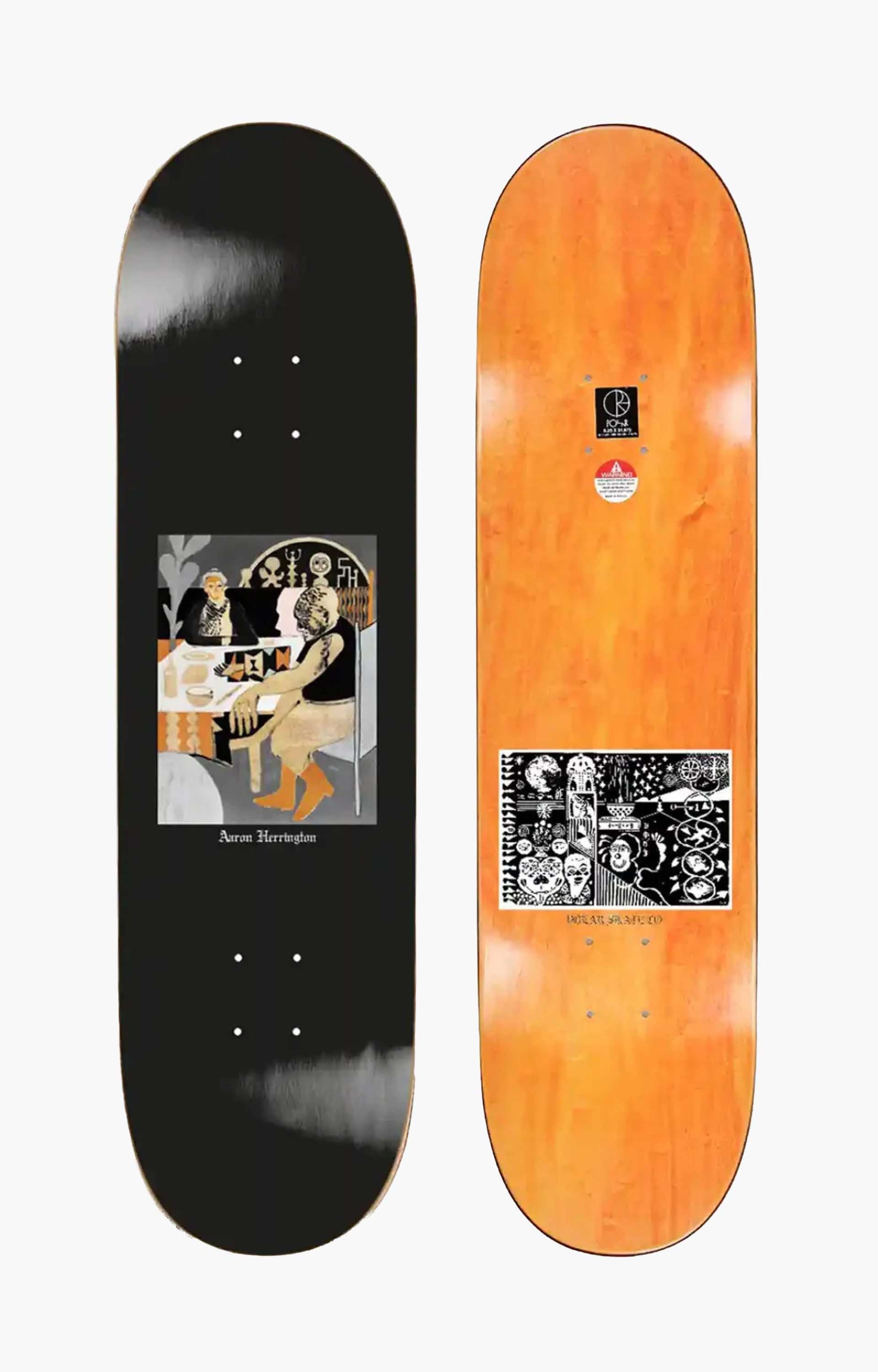 Polar Tea Riders Skateboard Deck, 8.375"