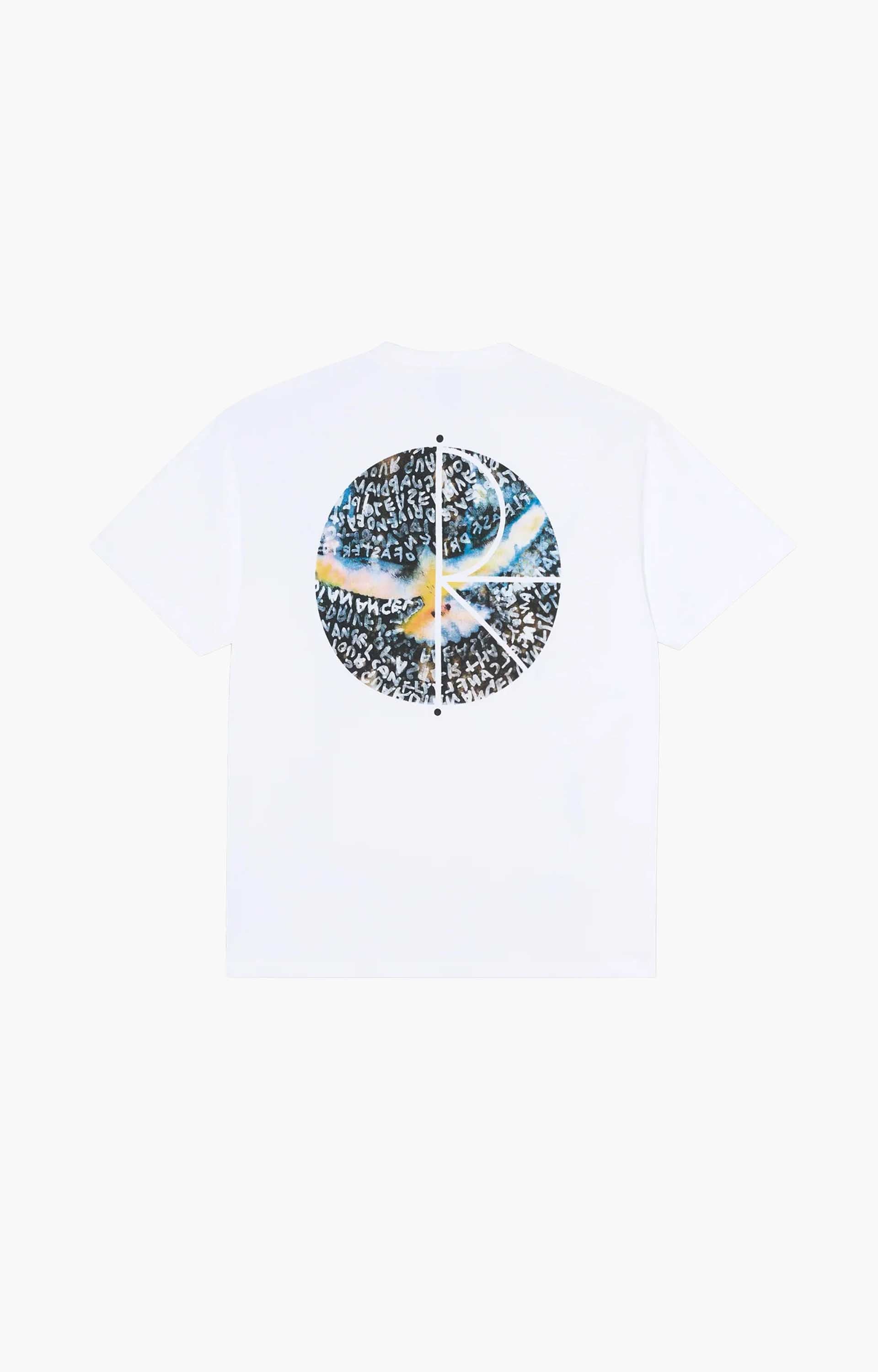 Polar Fill Logo Searching For Peace T-Shirt, White