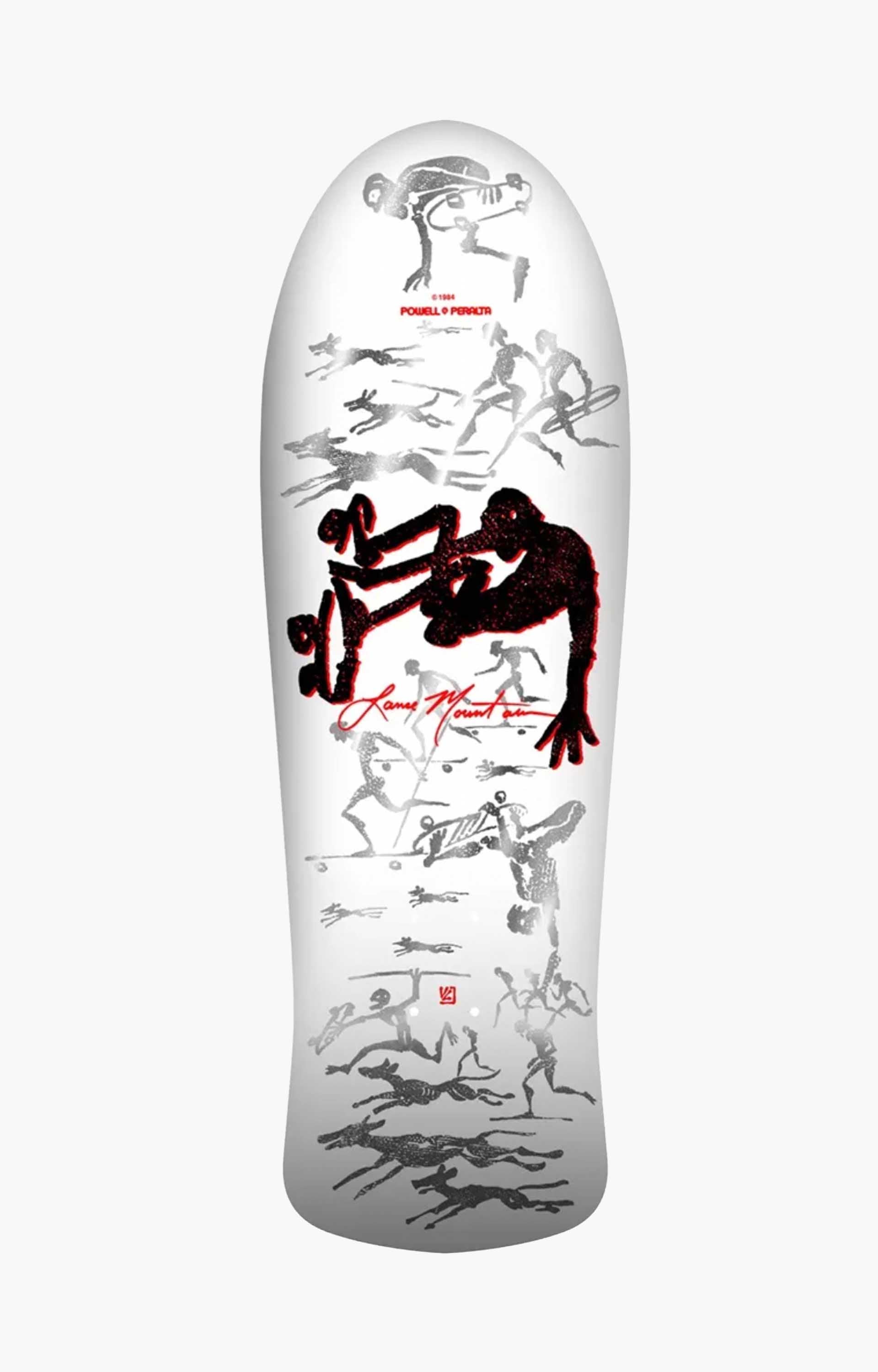 Powell Peralta Bones Brigade 17 Lance Mountain Skateboard Deck, White