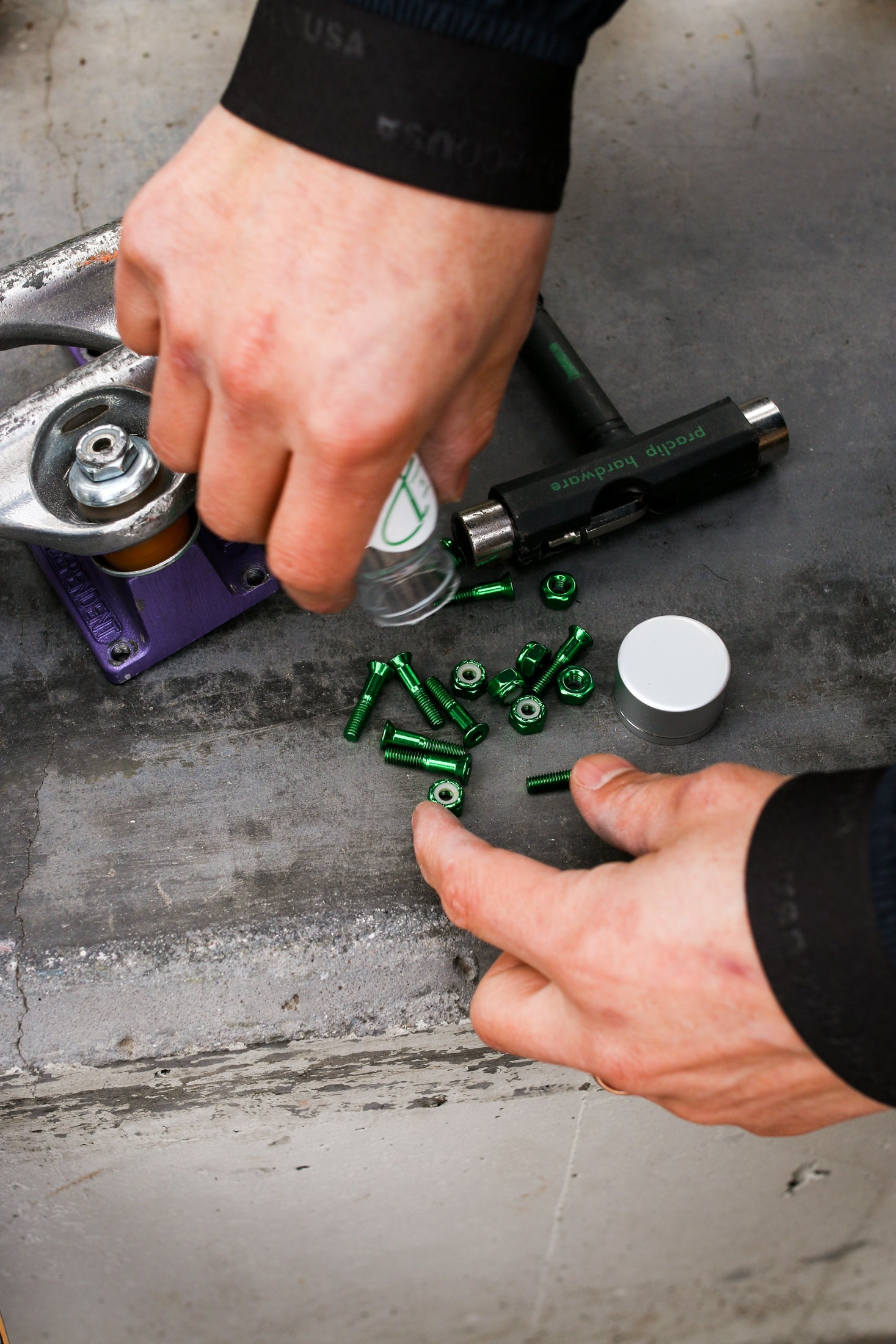 Pra Clip Bolts, Green