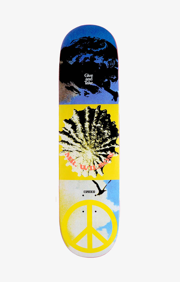 Quasi Aquarius Wilson Skateboard Deck, 8.125"
