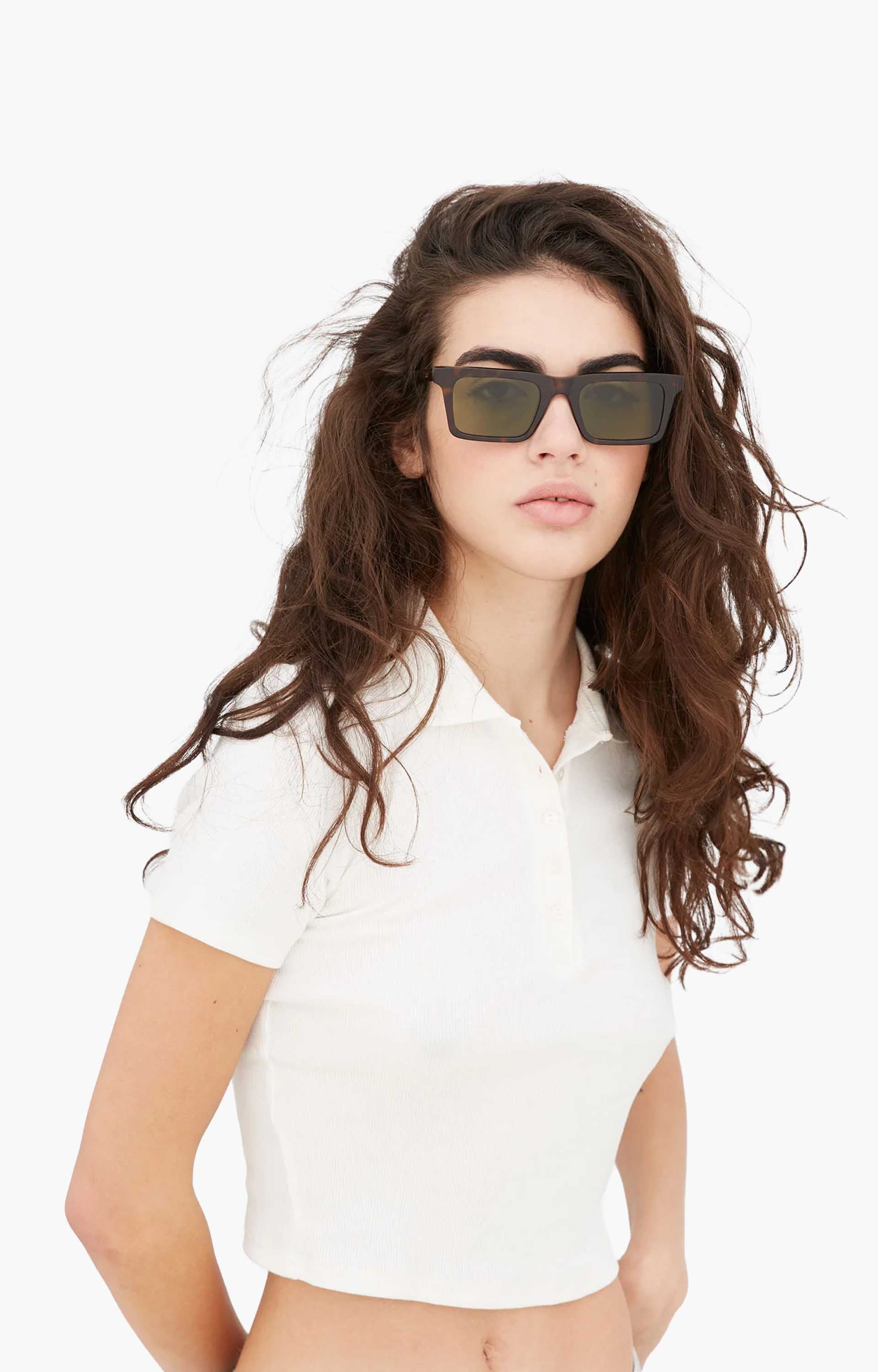 Retrosuperfuture 1968 3627 D9G Sunglasses, Tortoise/Green