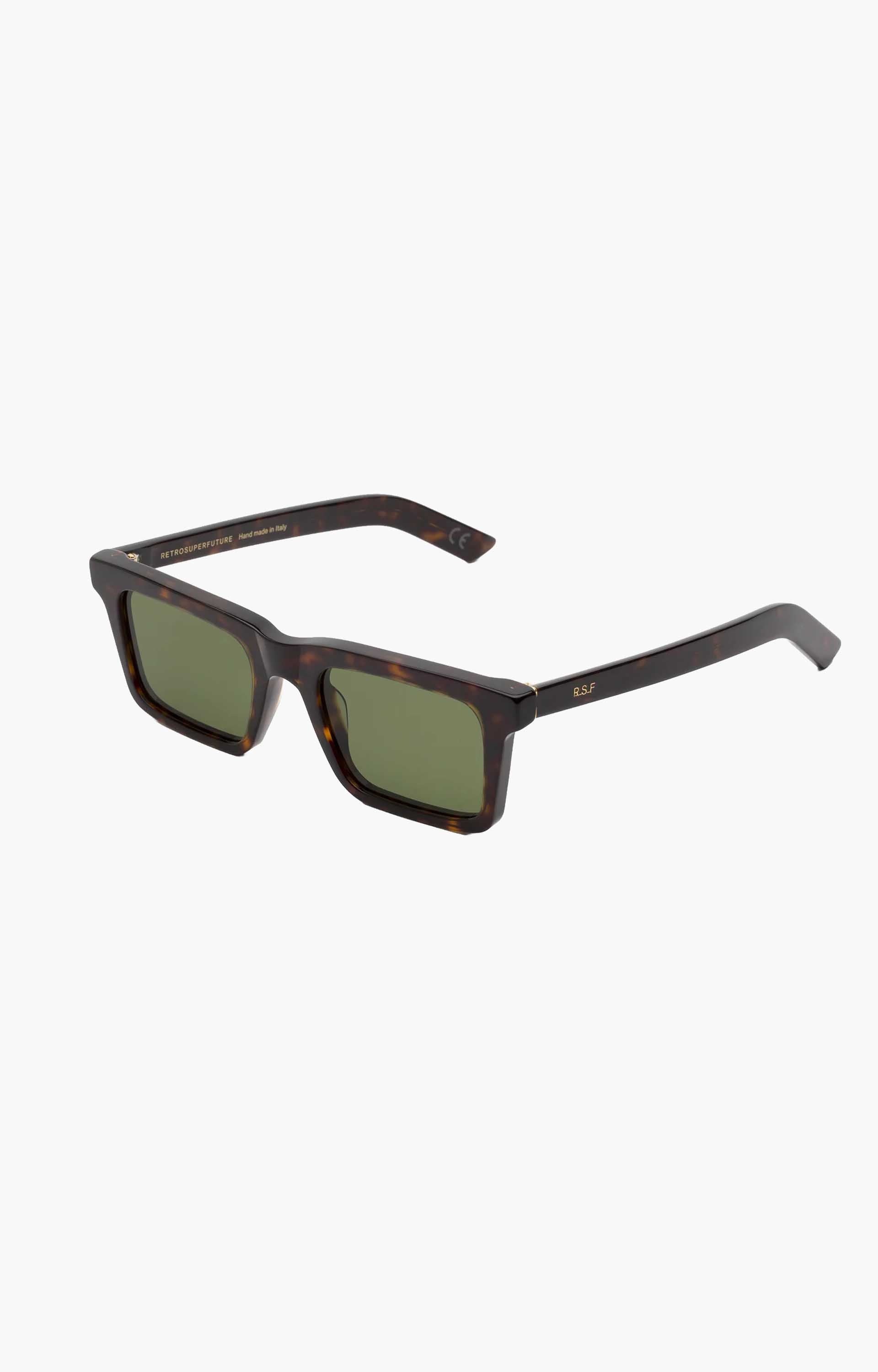 Retrosuperfuture 1968 3627 D9G Sunglasses, Tortoise/Green