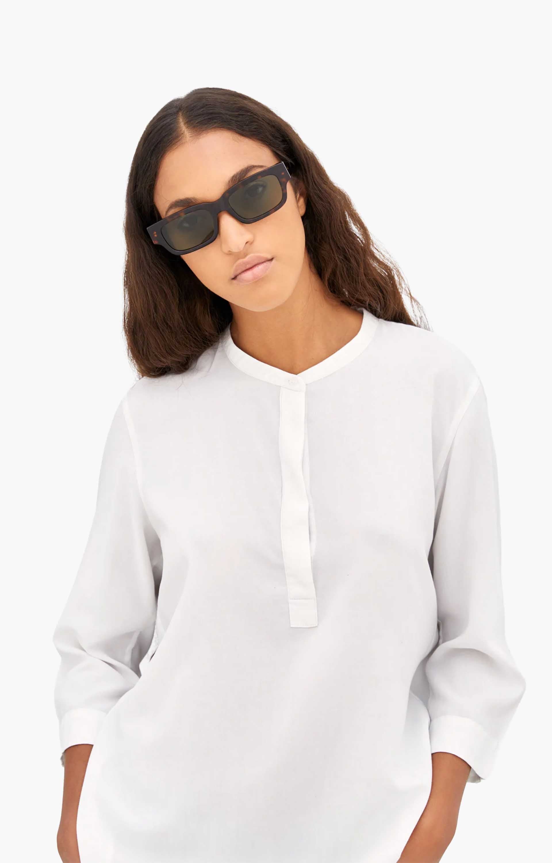 Retrosuperfuture Roma 3627 LRV Green Sunglasses, Tortoise/Green