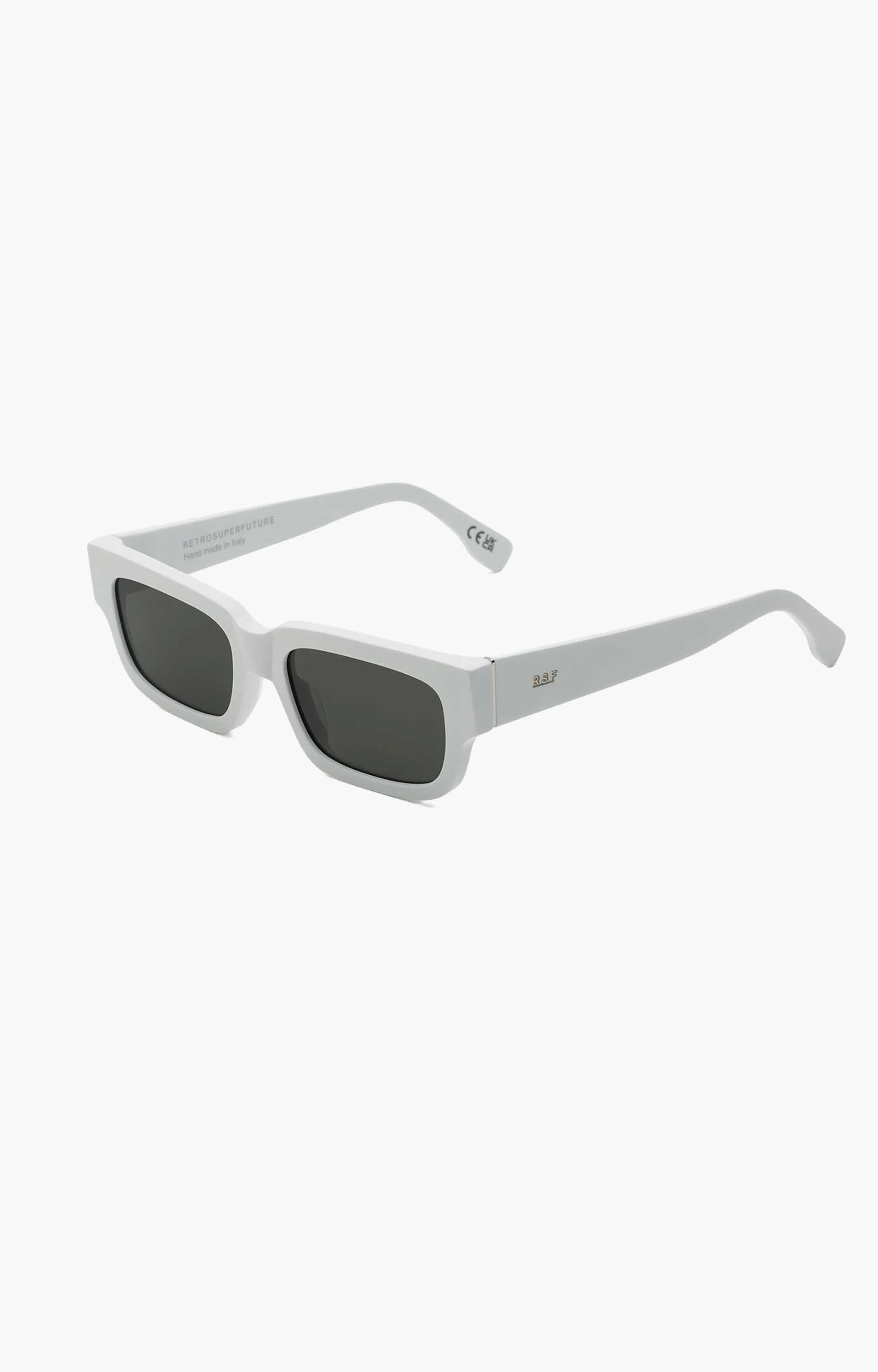 Retrosuperfuture Roma  HIG Sunglasses, Soft White/Amber