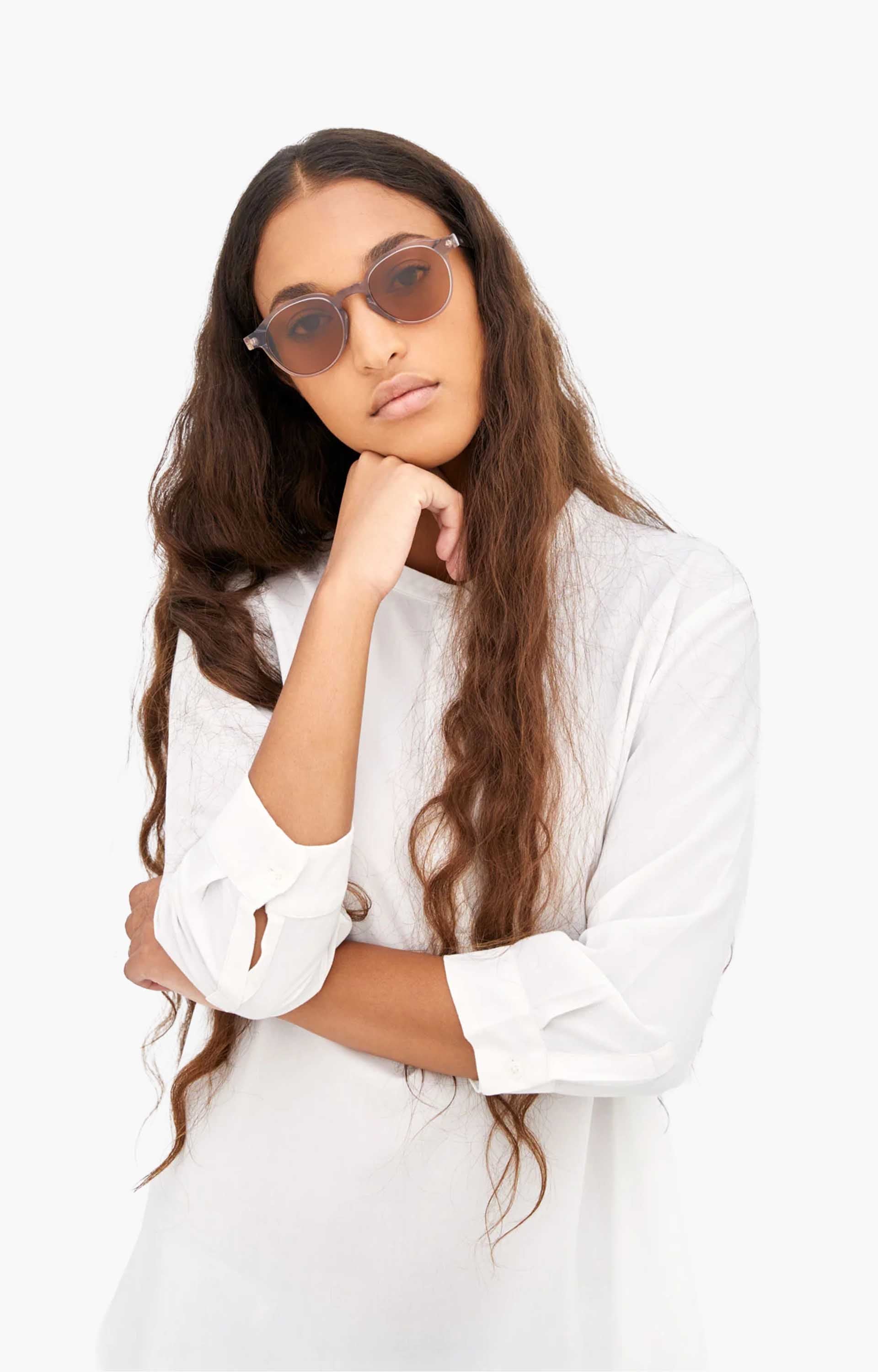 Retrosuperfuture The Warhol Stilo ZNW Sunglasses, Grey/Brown