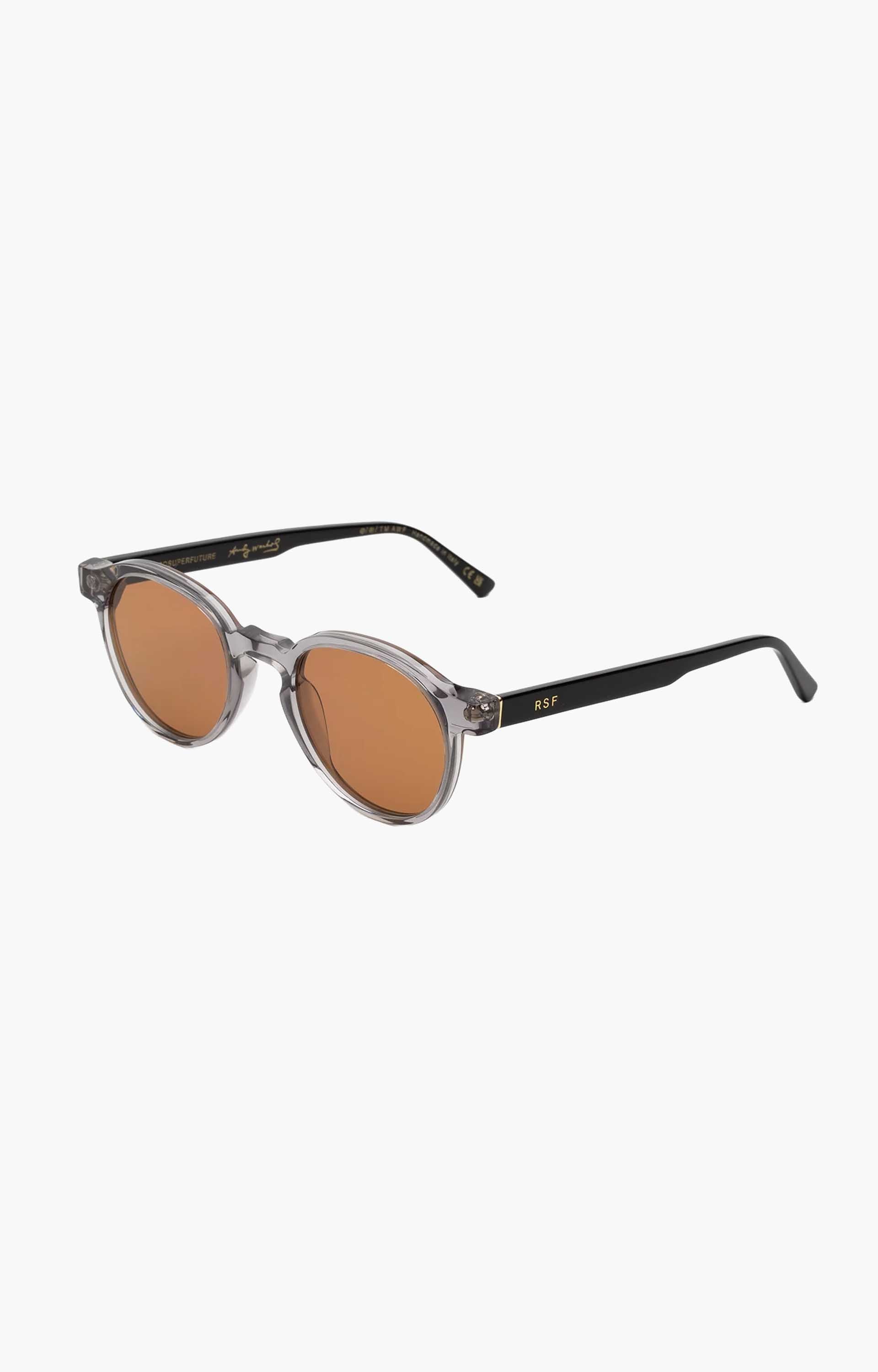 Retrosuperfuture The Warhol Stilo ZNW Sunglasses, Grey/Brown