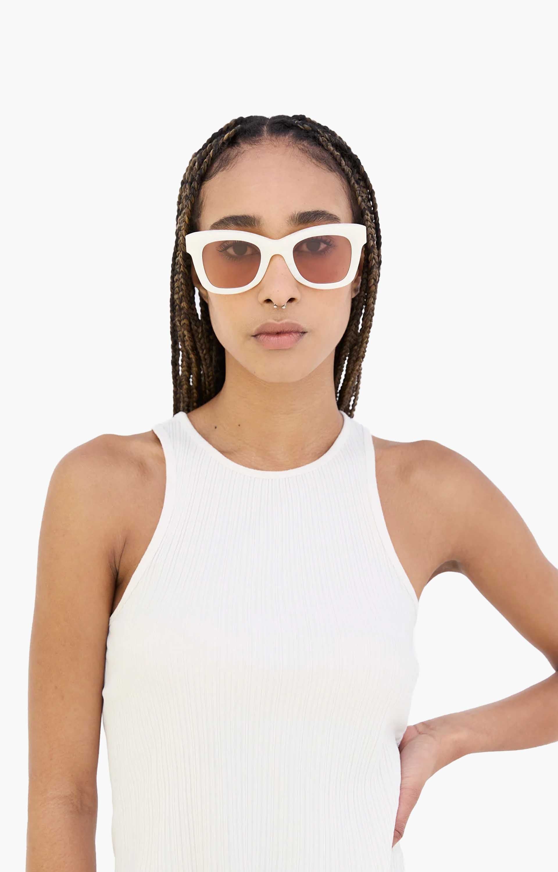 Retrosuperfuture Altura Roccia U61 Sunglasses, Soft White/Pink