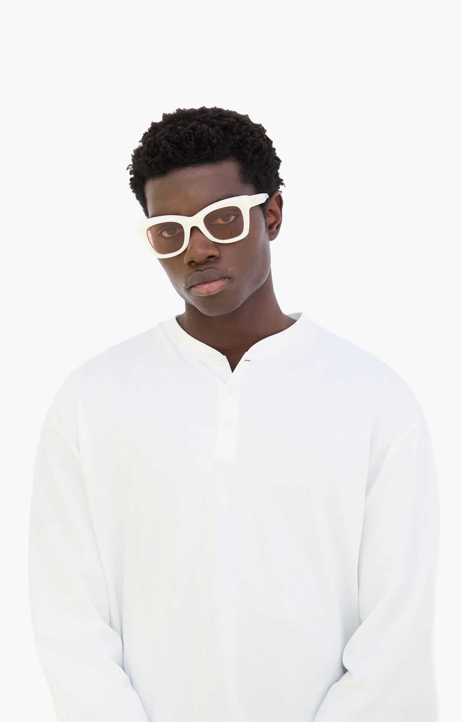 Retrosuperfuture Altura Roccia U61 Sunglasses, Soft White/Pink