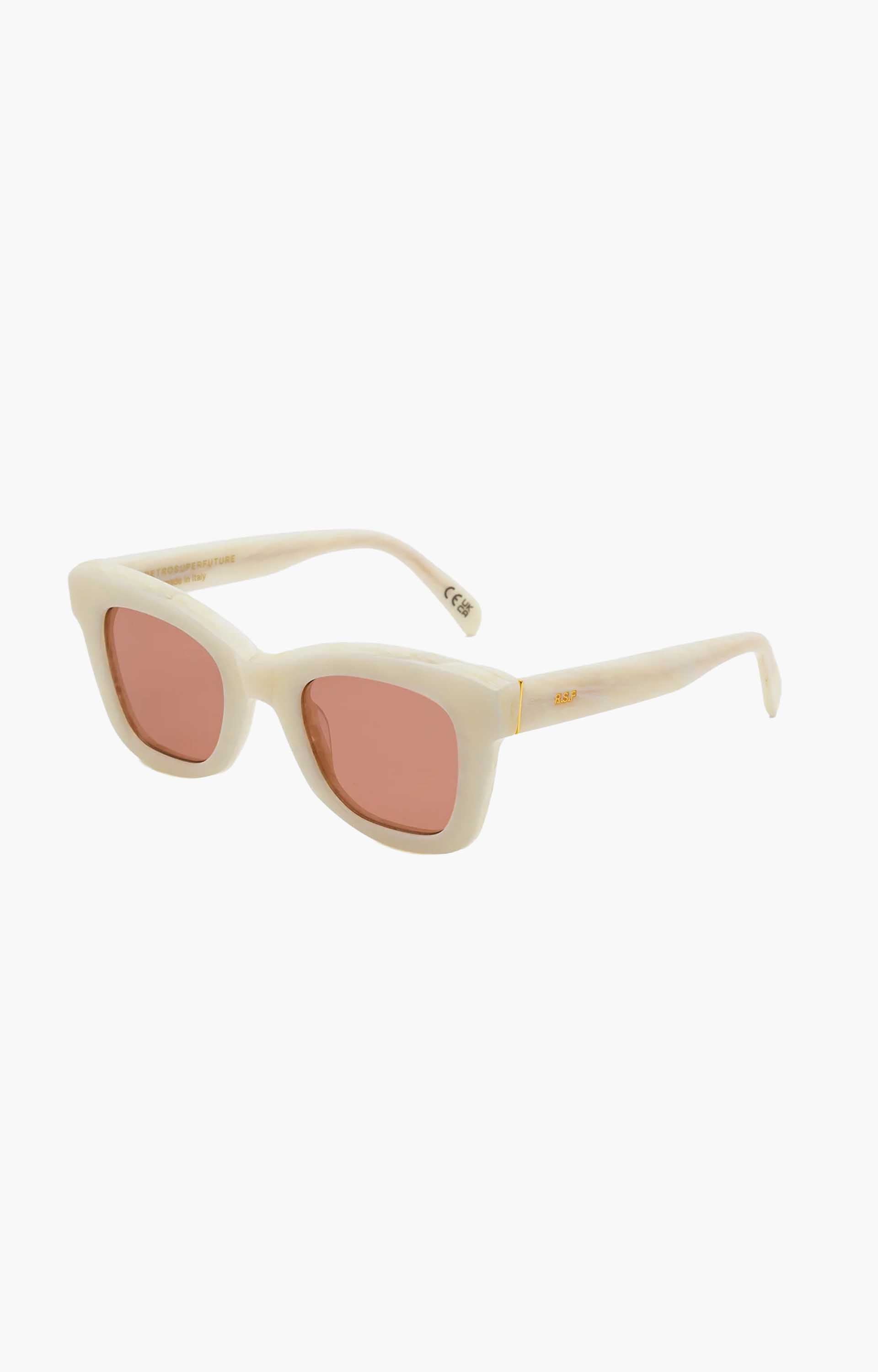 Retrosuperfuture Altura Roccia U61 Sunglasses, Soft White/Pink