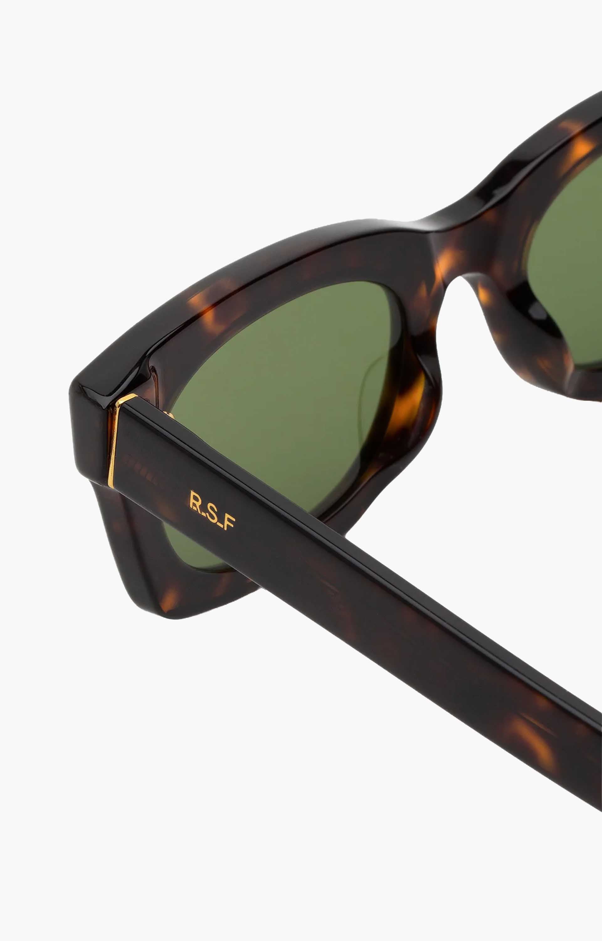 Retrosuperfuture Ambos 3627 85Z Sunglasses, Tortoise/Green
