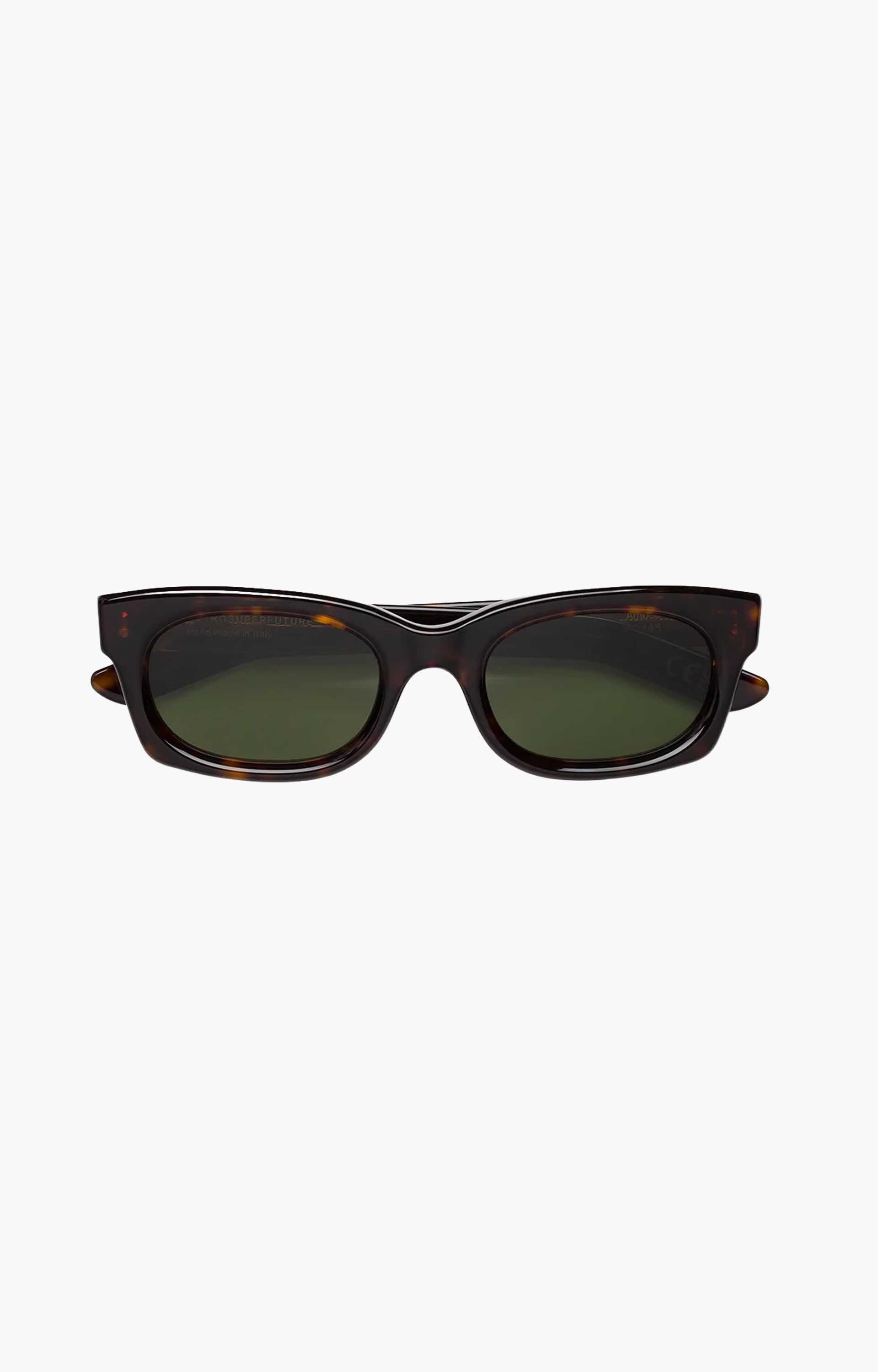 Retrosuperfuture Ambos 3627 85Z Sunglasses, Tortoise/Green