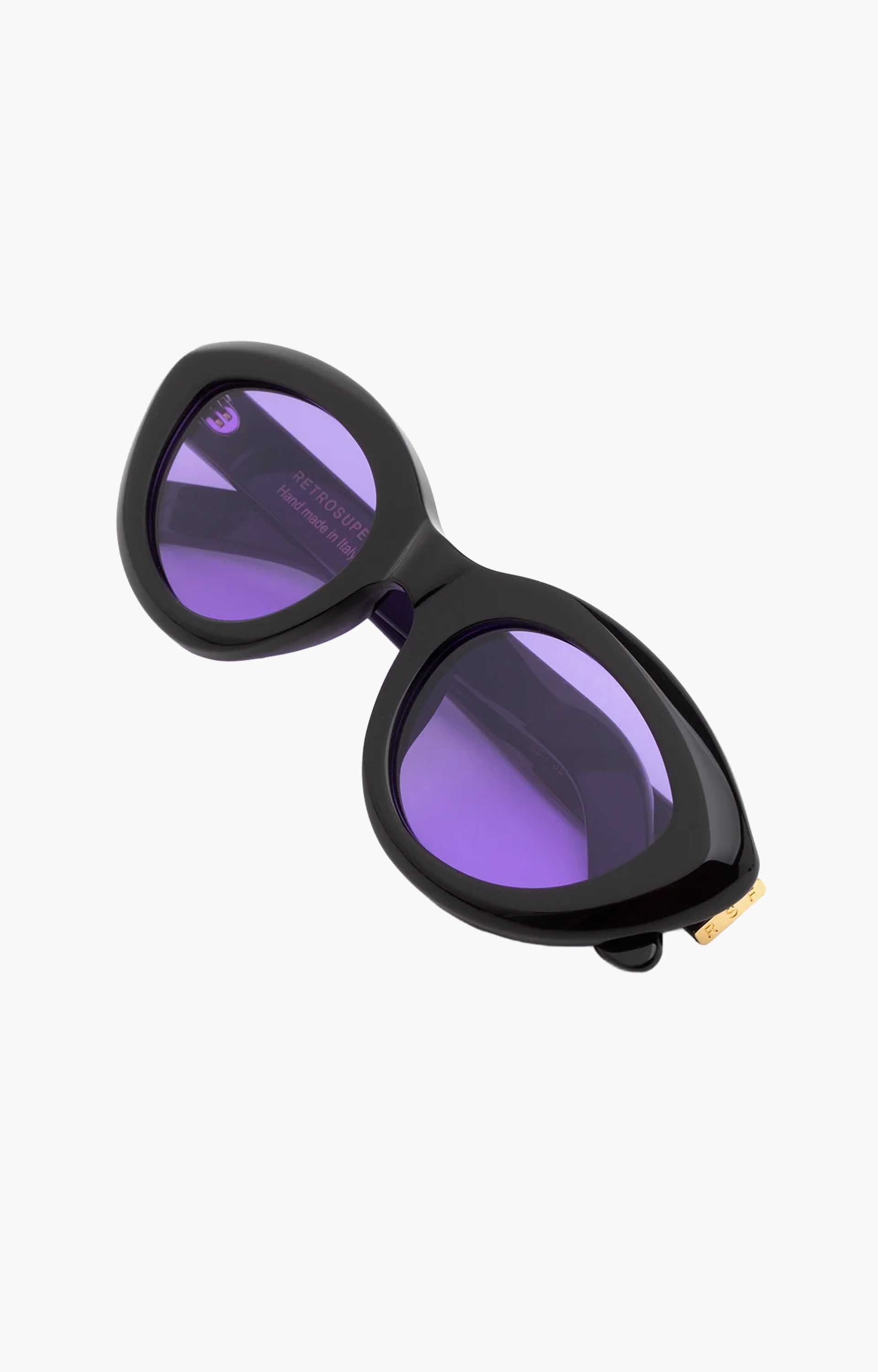 Retrosuperfuture Cocca Z3K Sunglasses, Black/Purple