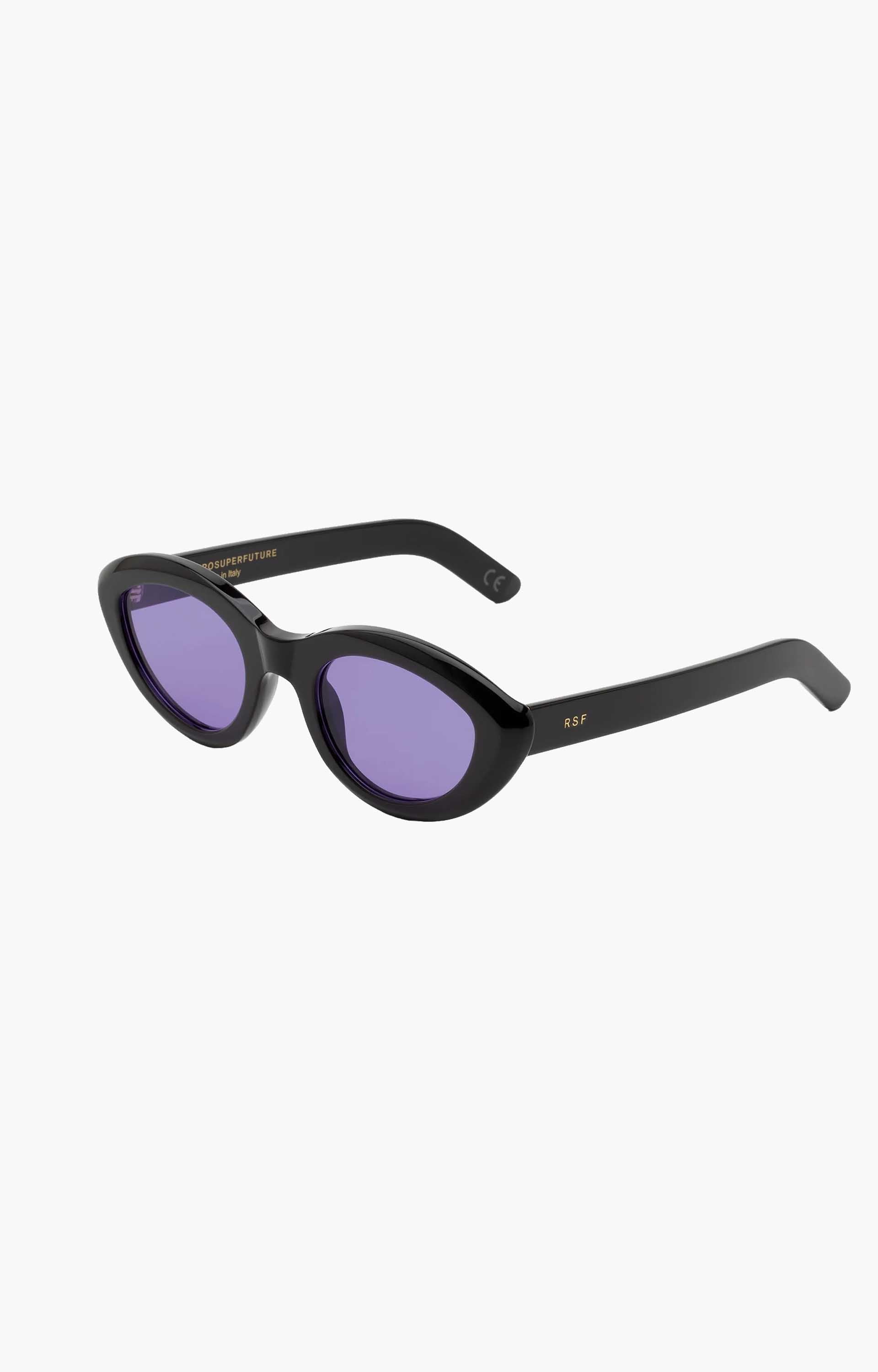 Retrosuperfuture Cocca Z3K Sunglasses, Black/Purple