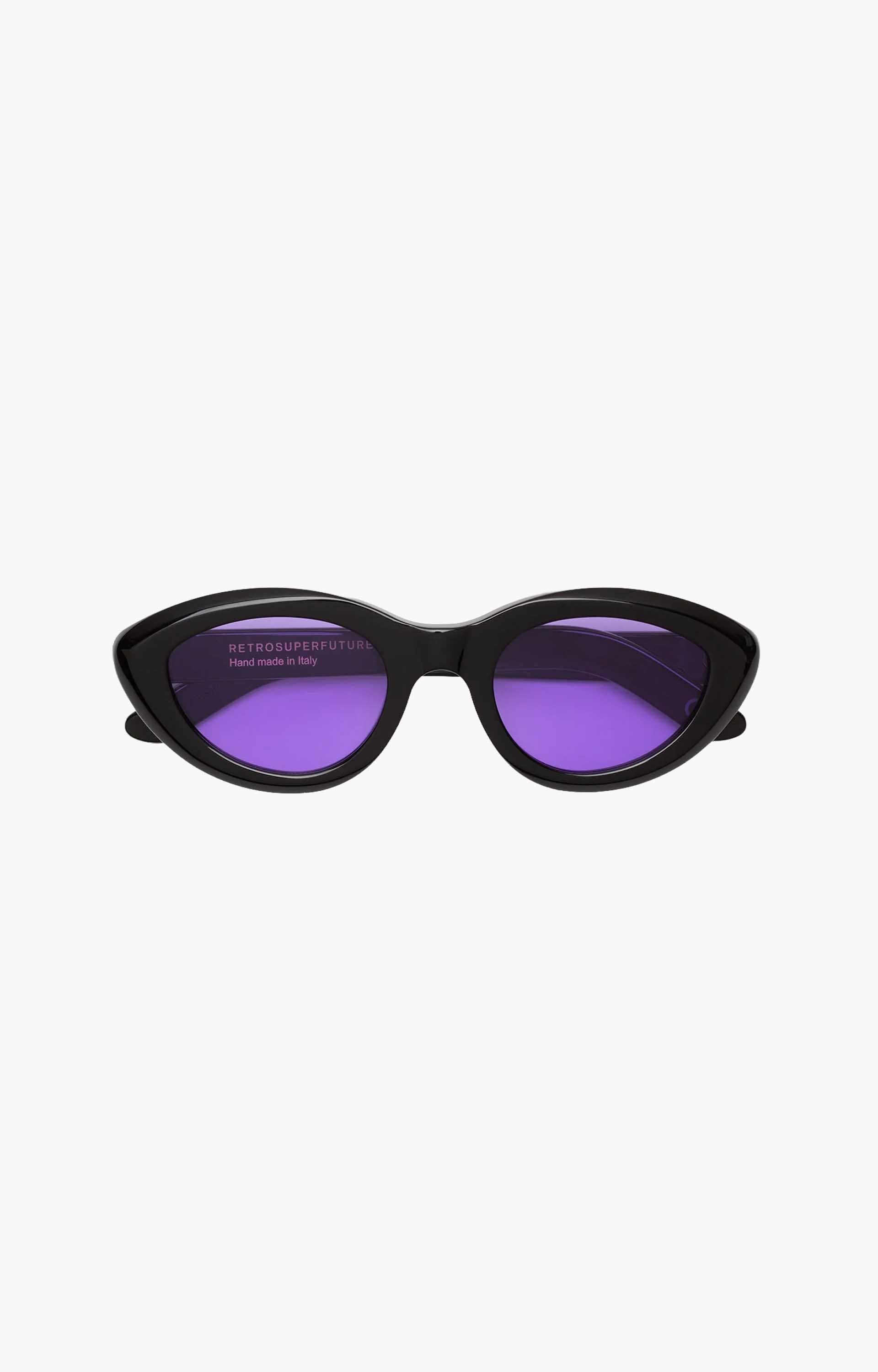 Retrosuperfuture Cocca Z3K Sunglasses, Black/Purple
