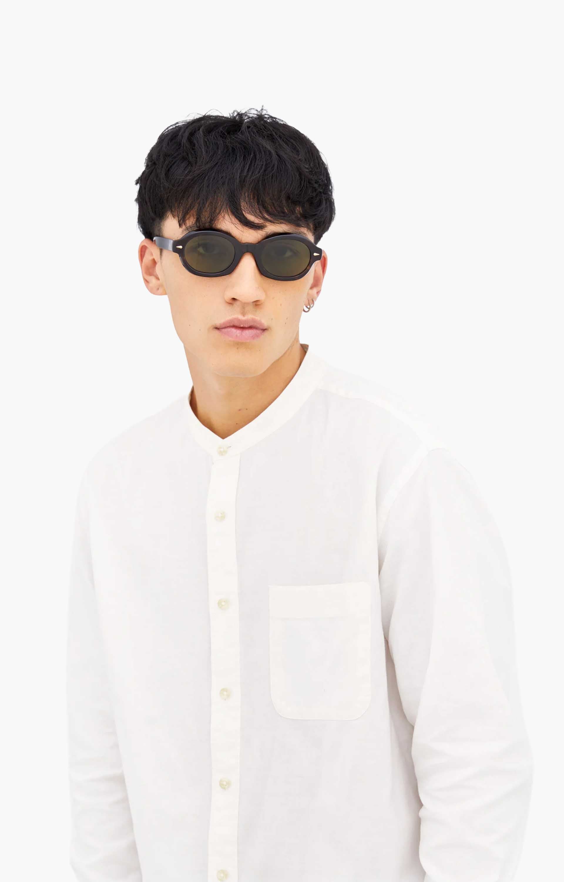 Retrosuperfuture Marzo 3627 6PW Sunglasses, Tortoise/Green