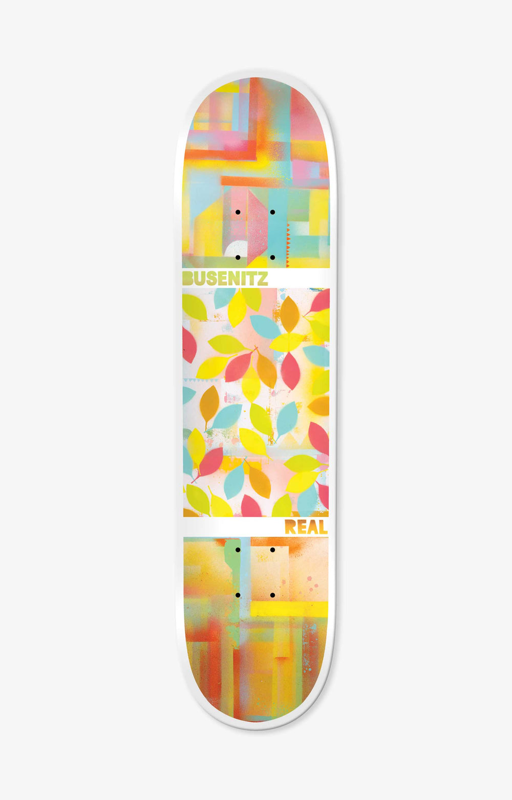 Real Busenitz Acrylics Skateboard Deck, 8.06"