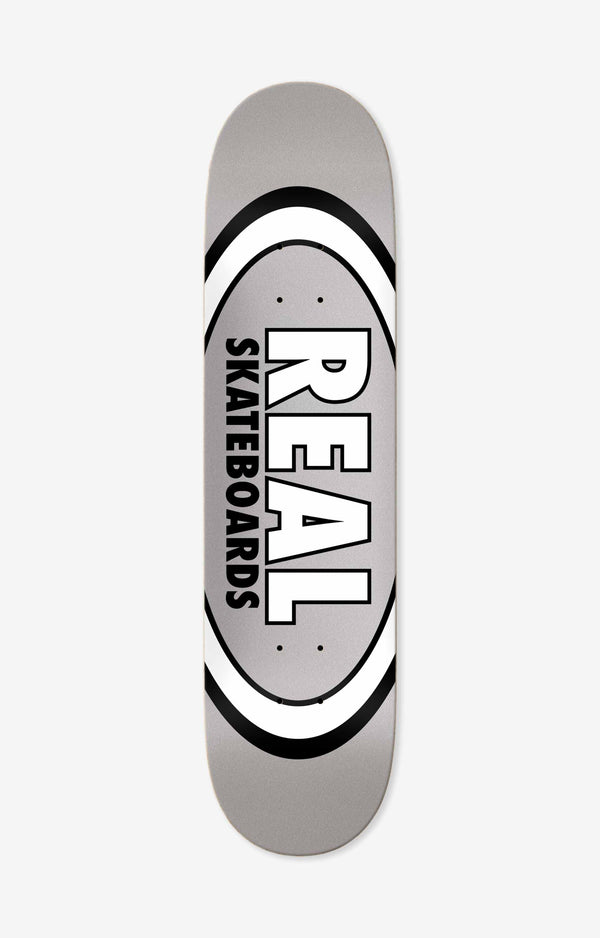 Real Team Classic Oval Skateboard Deck, 7.75"