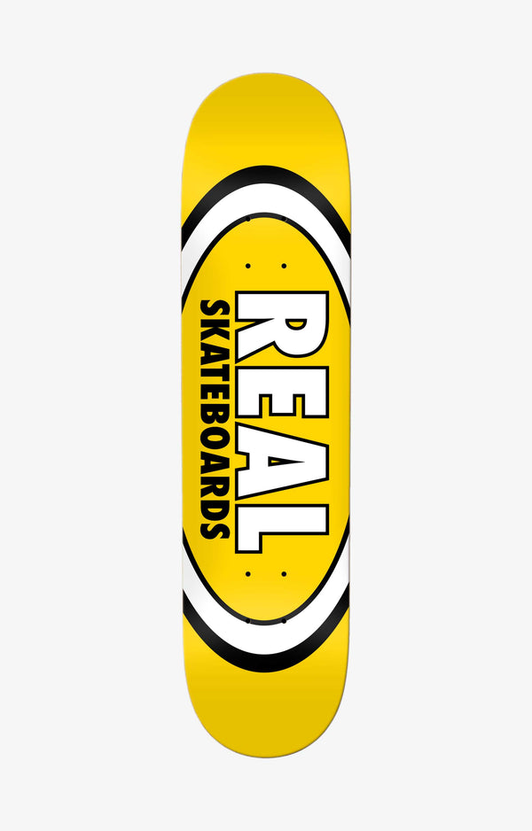 Real Team Classic Oval Skateboard Deck, 8.06"