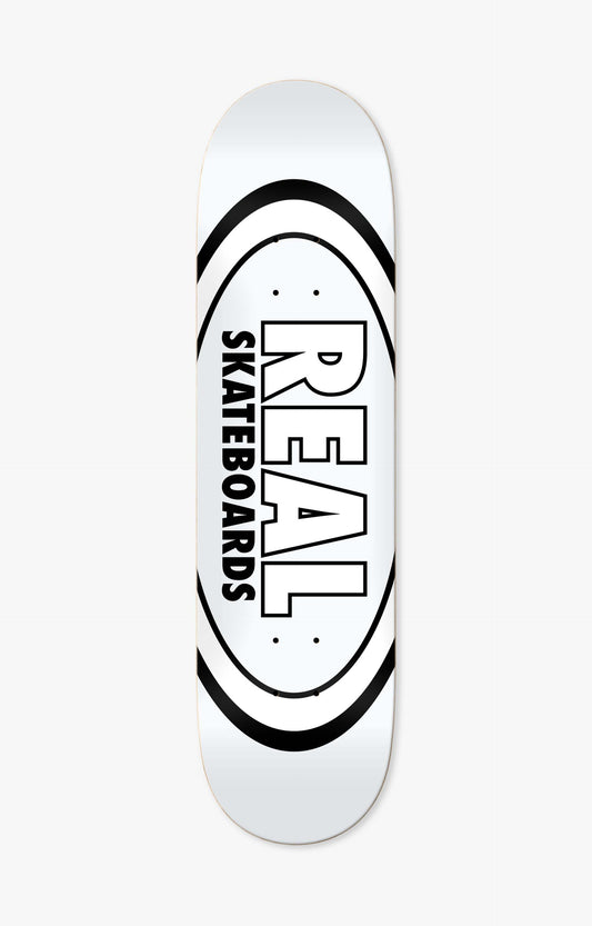 Real Team Classic Oval Skateboard Deck, 8.38"