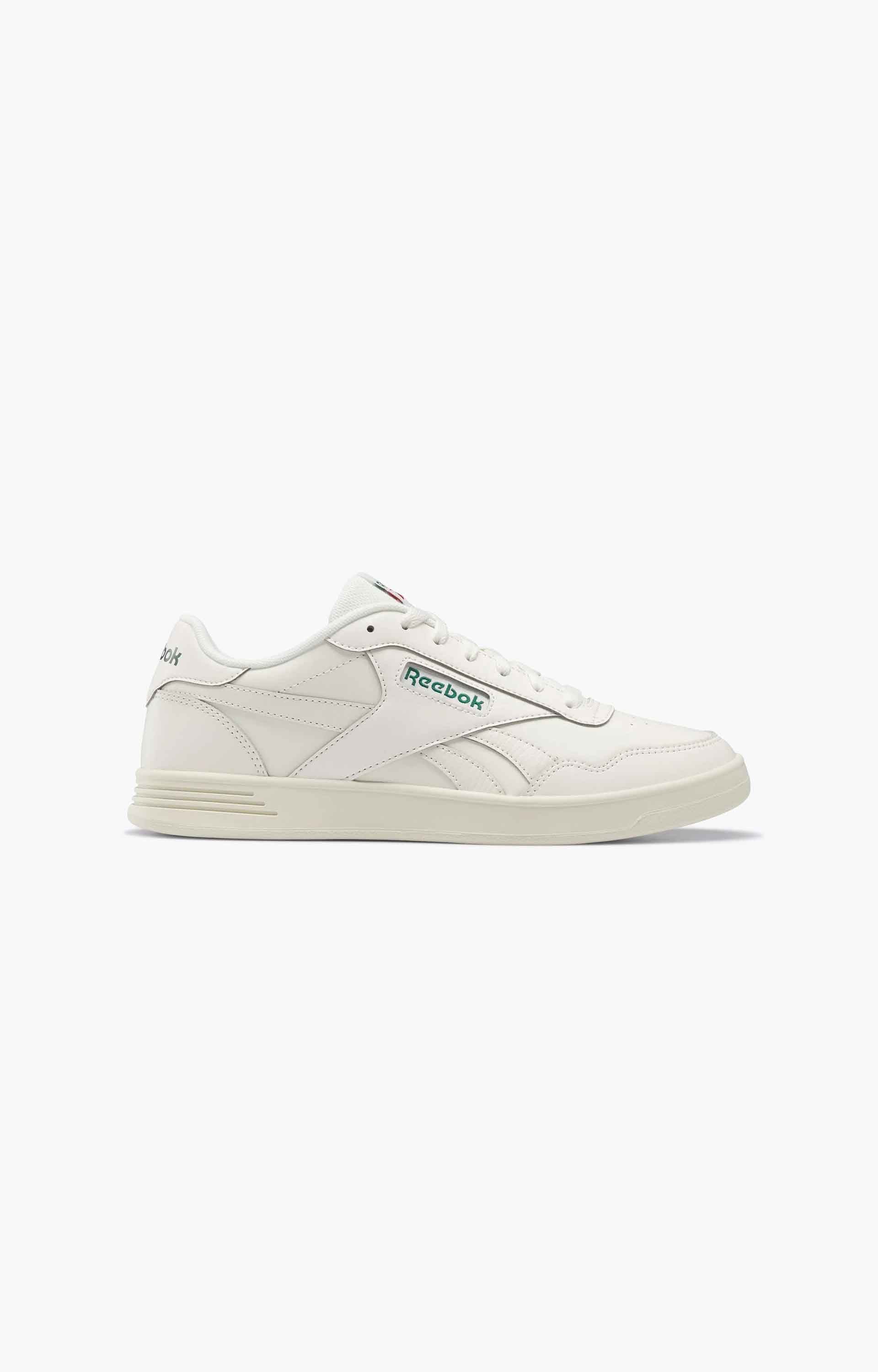 Reebok Court Advance Shoes, Chalk/Dark Green