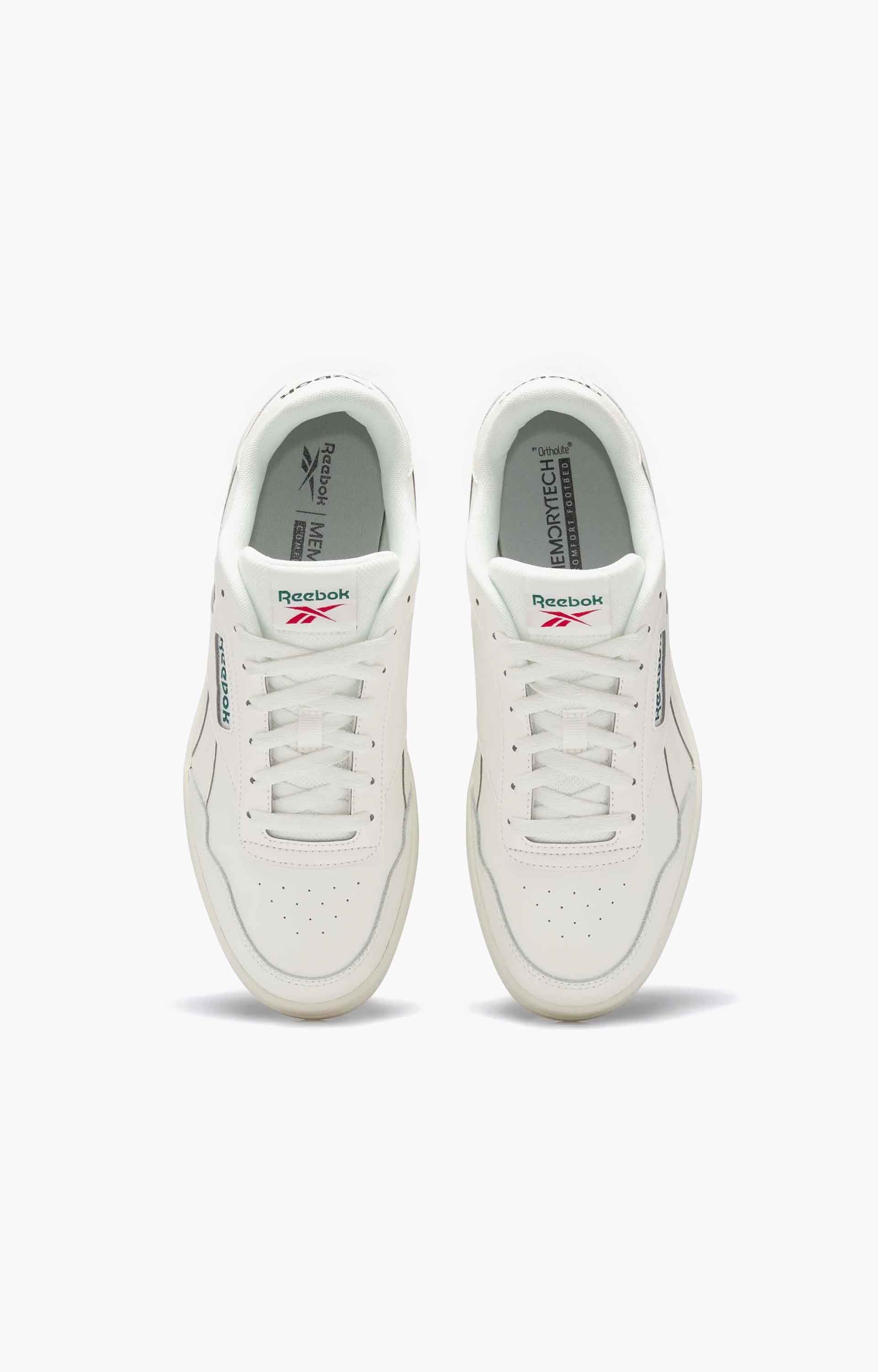 Reebok Court Advance Shoes, Chalk/Dark Green