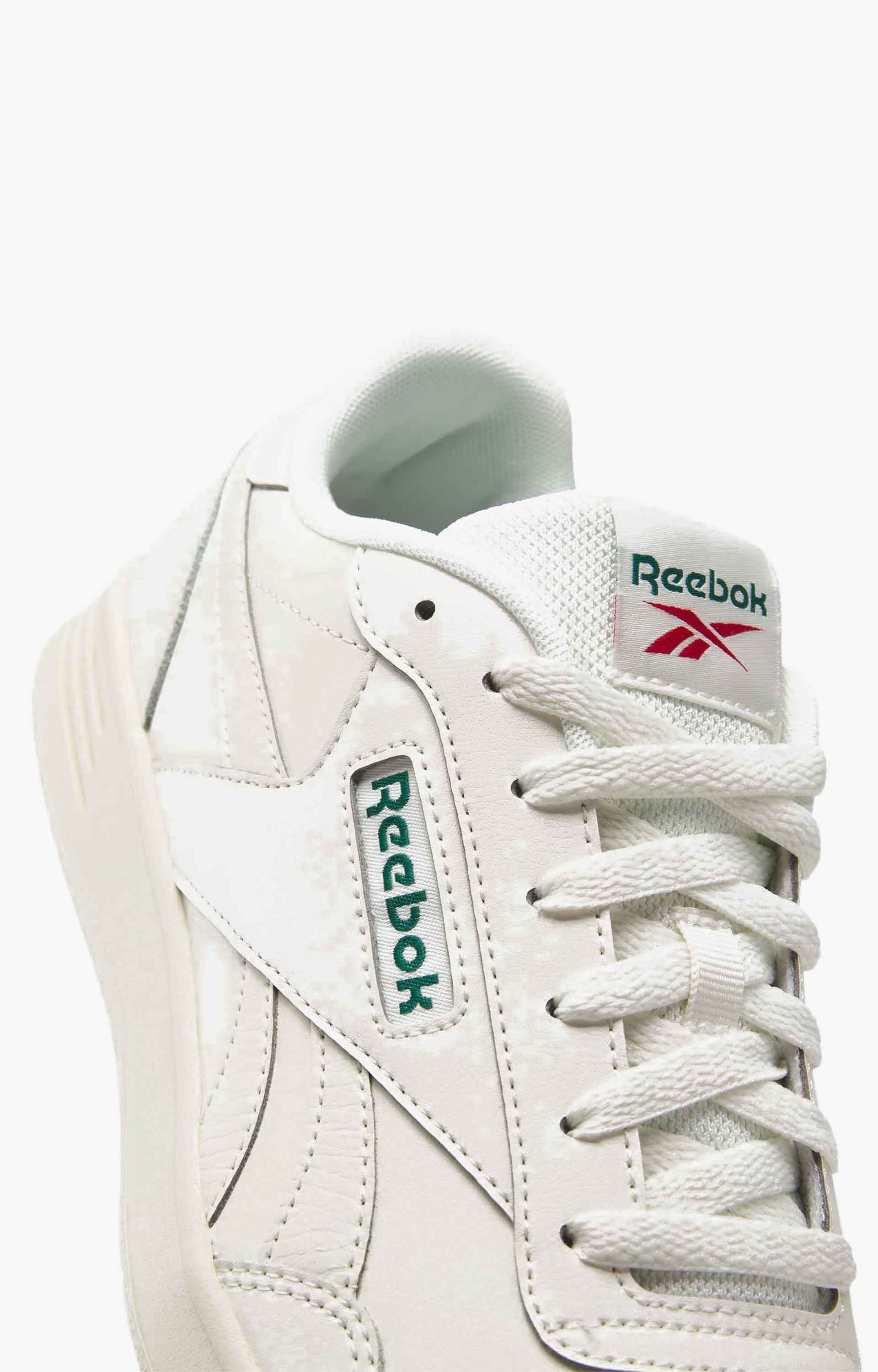 Reebok Court Advance Shoes, Chalk/Dark Green