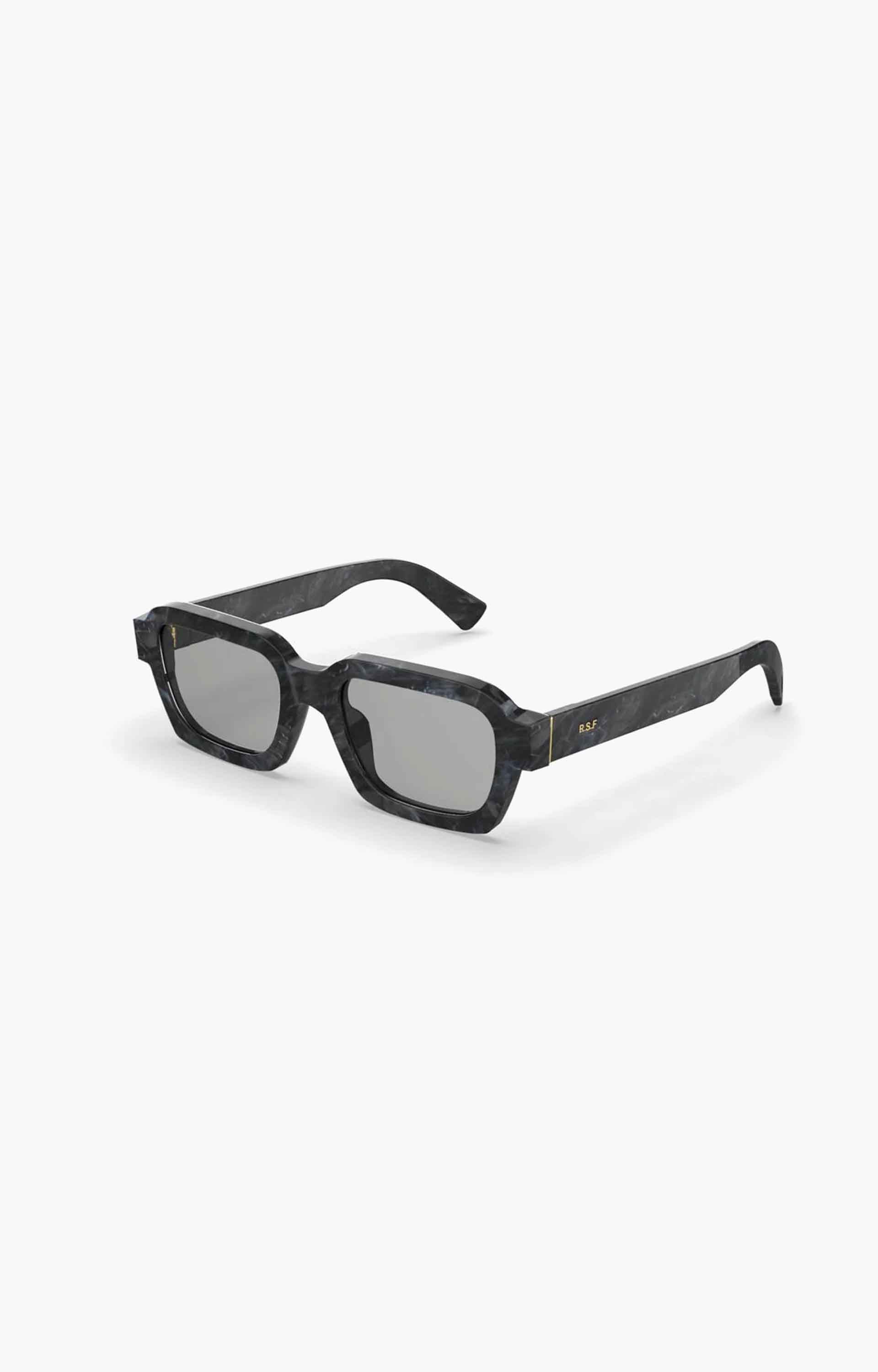 Retrosuperfuture Caro HQJ Sunglasses, Marble Grey/Black