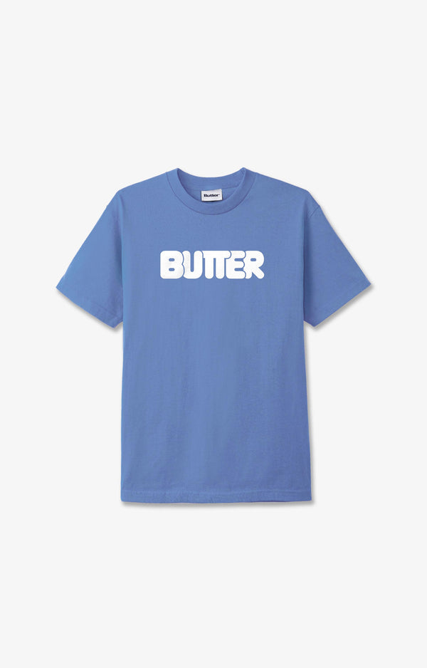 Butter Goods Rounded Logo T-Shirt, Periwinkle