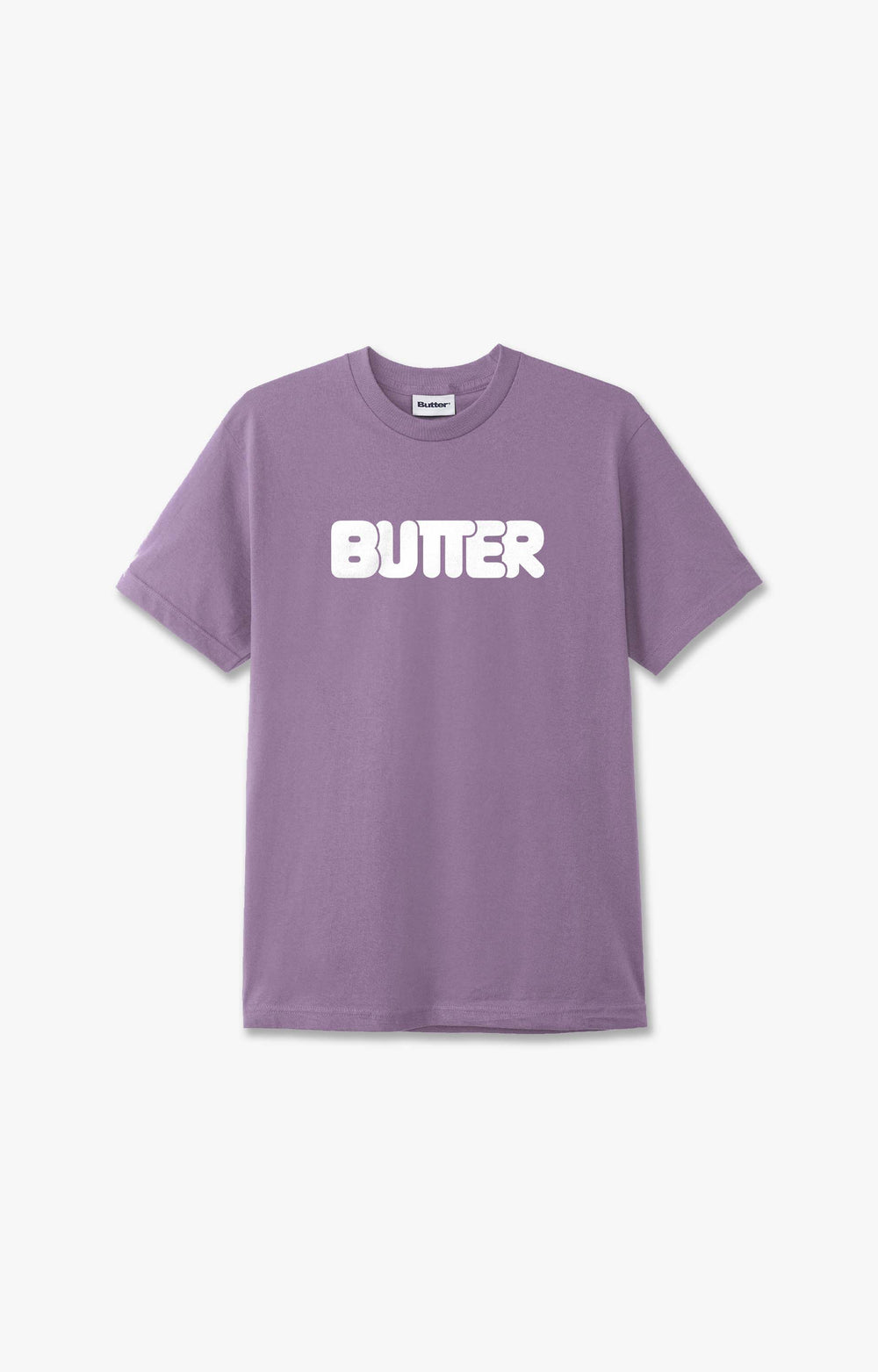 Butter Goods Rounded Logo T-Shirt, Washed Berry