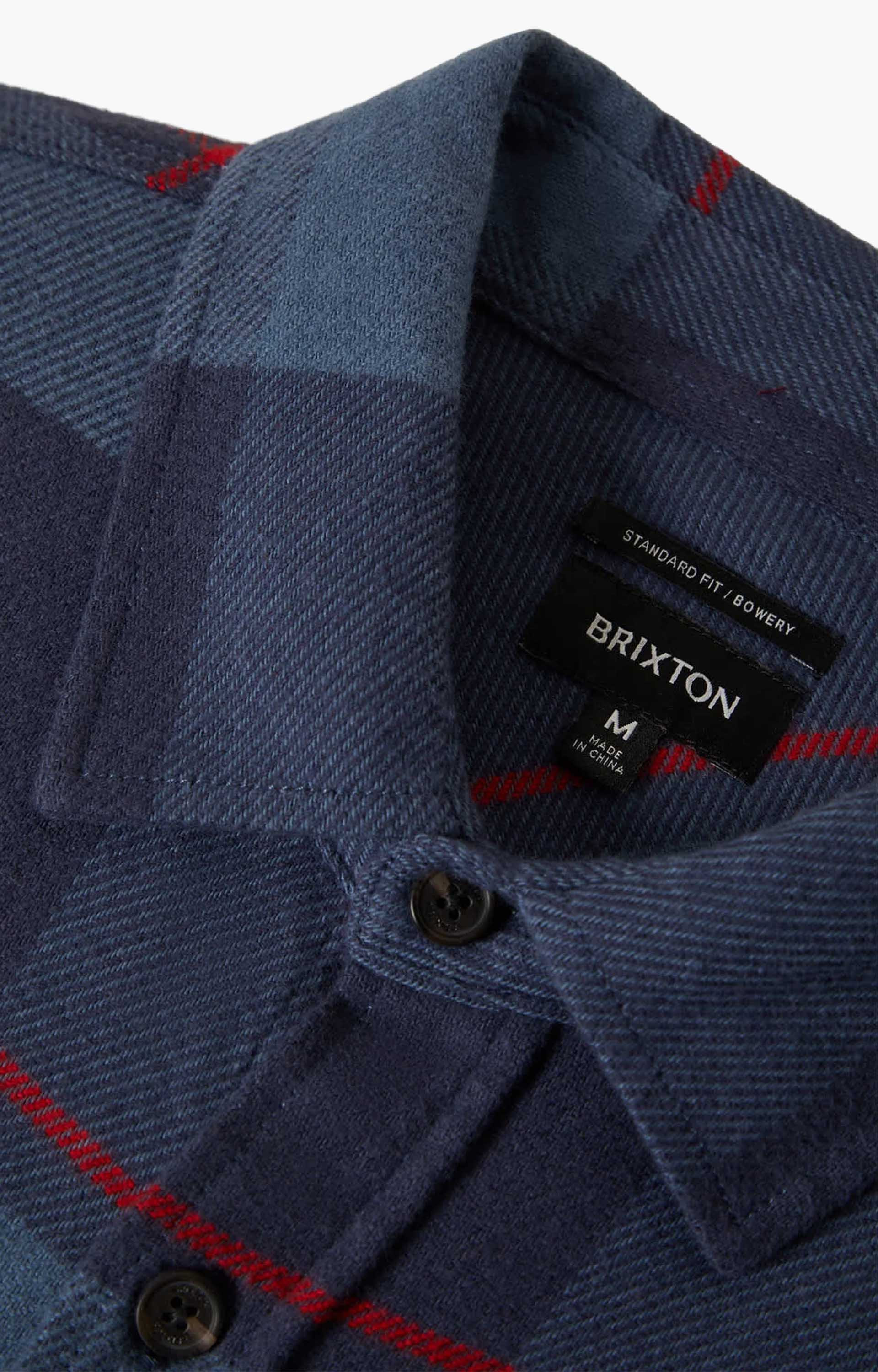Brixton Bowery Flannel, Bering Sea/Mood Indigo/Adrenaline Rush
