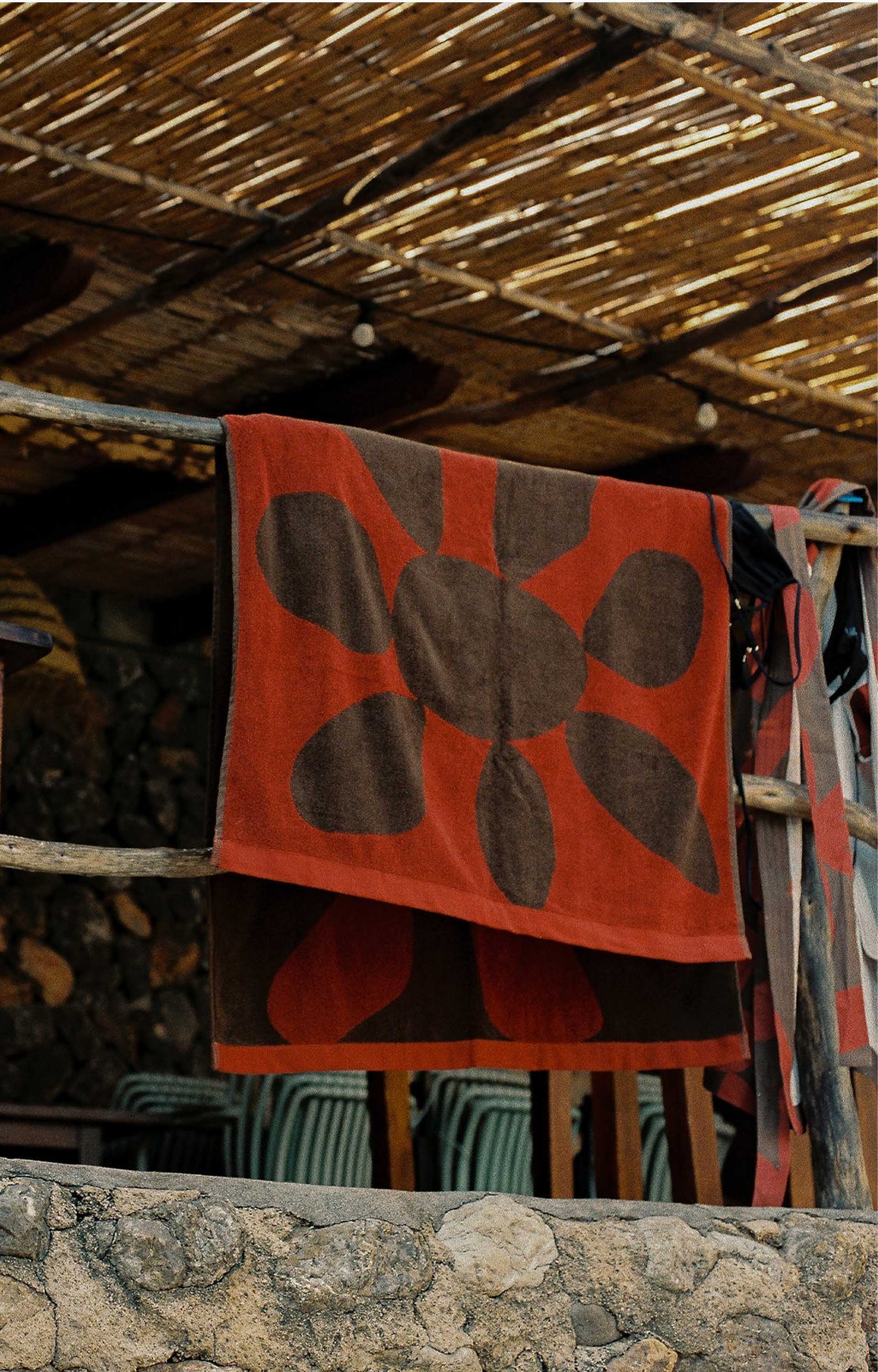 Sun Rituals Calvi Towel, Red Ochre