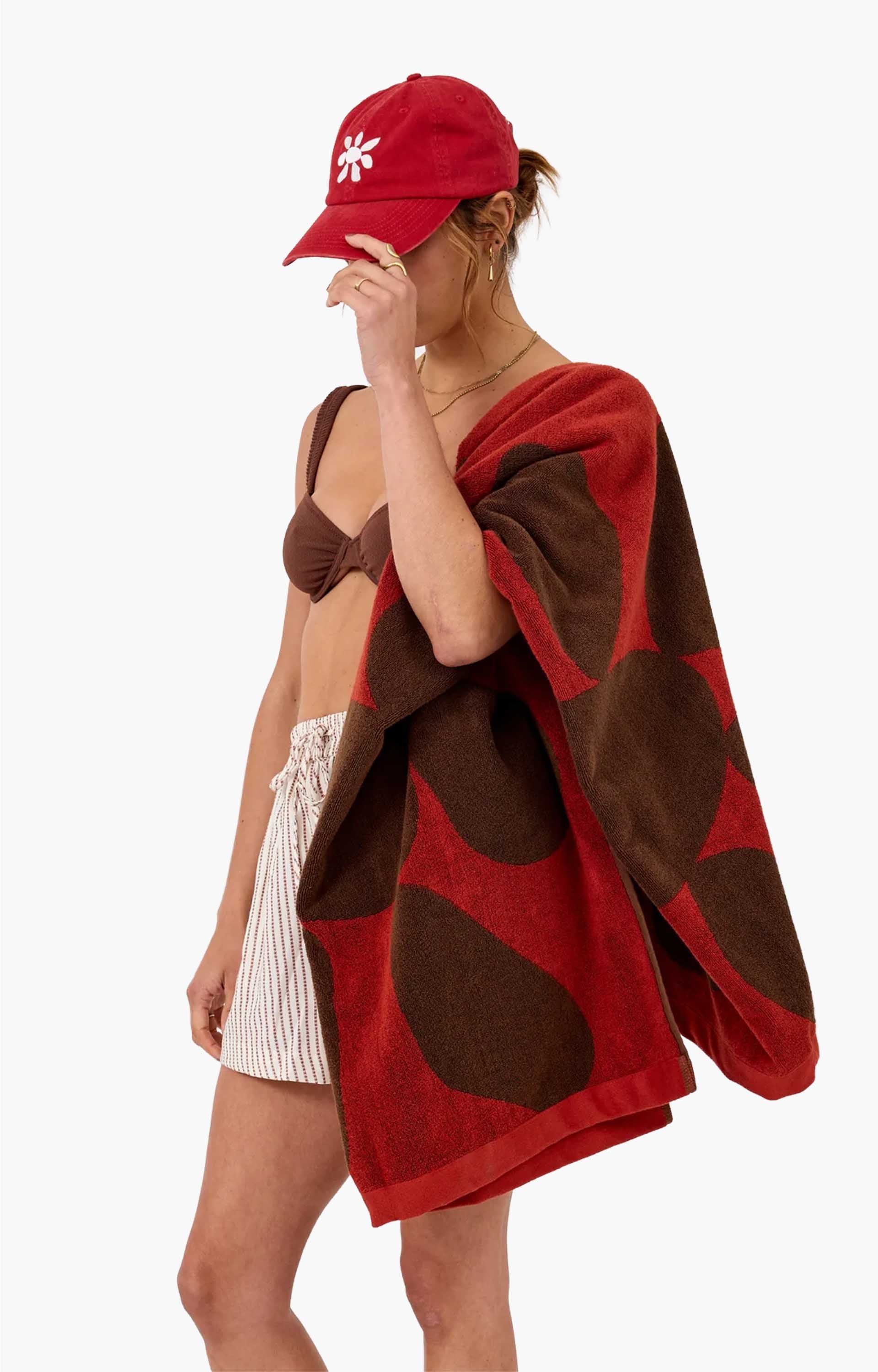 Sun Rituals Calvi Towel, Red Ochre
