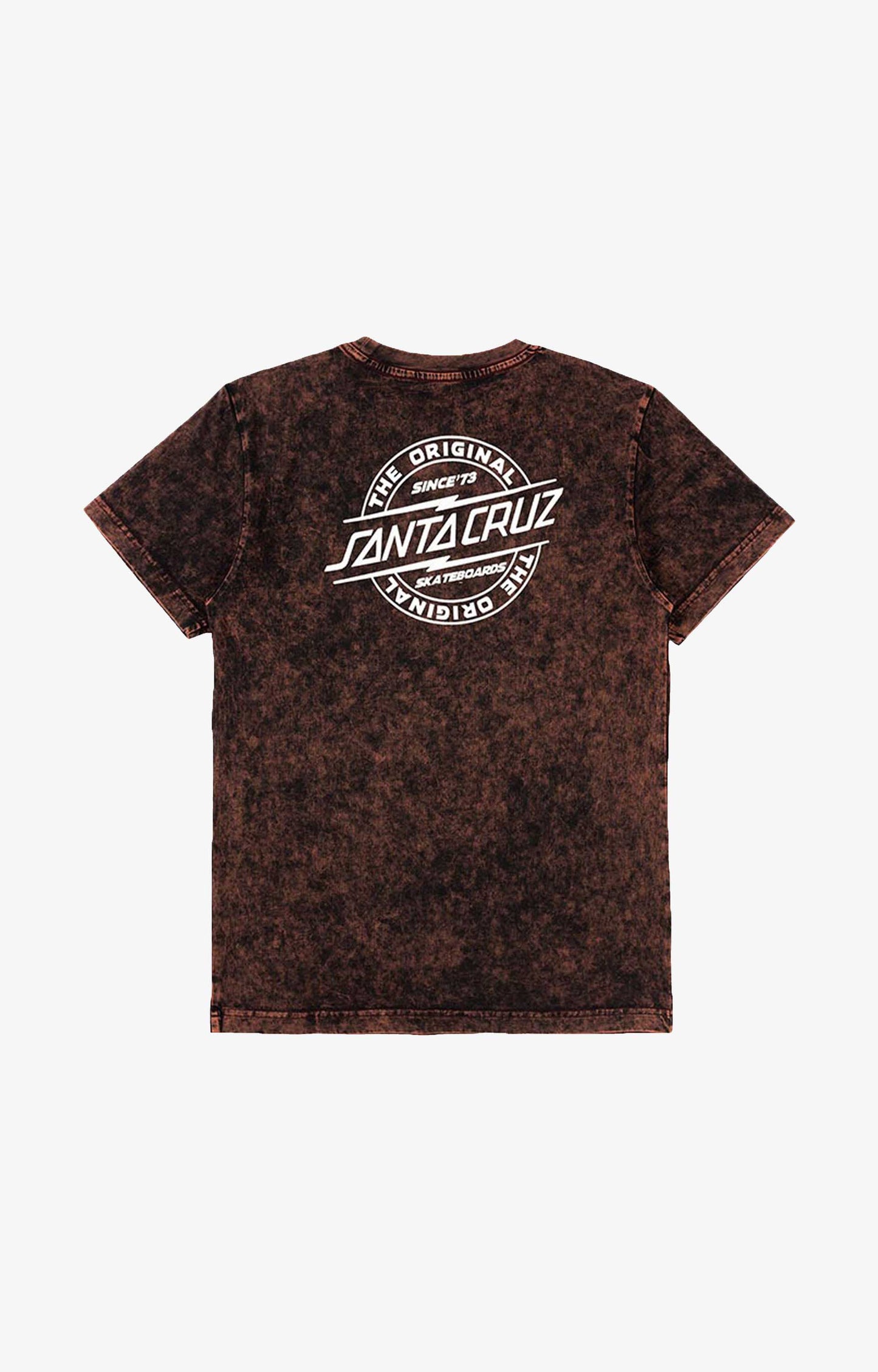 Santa Cruz Bolt Strip Youth T-Shirt, Acid Rust