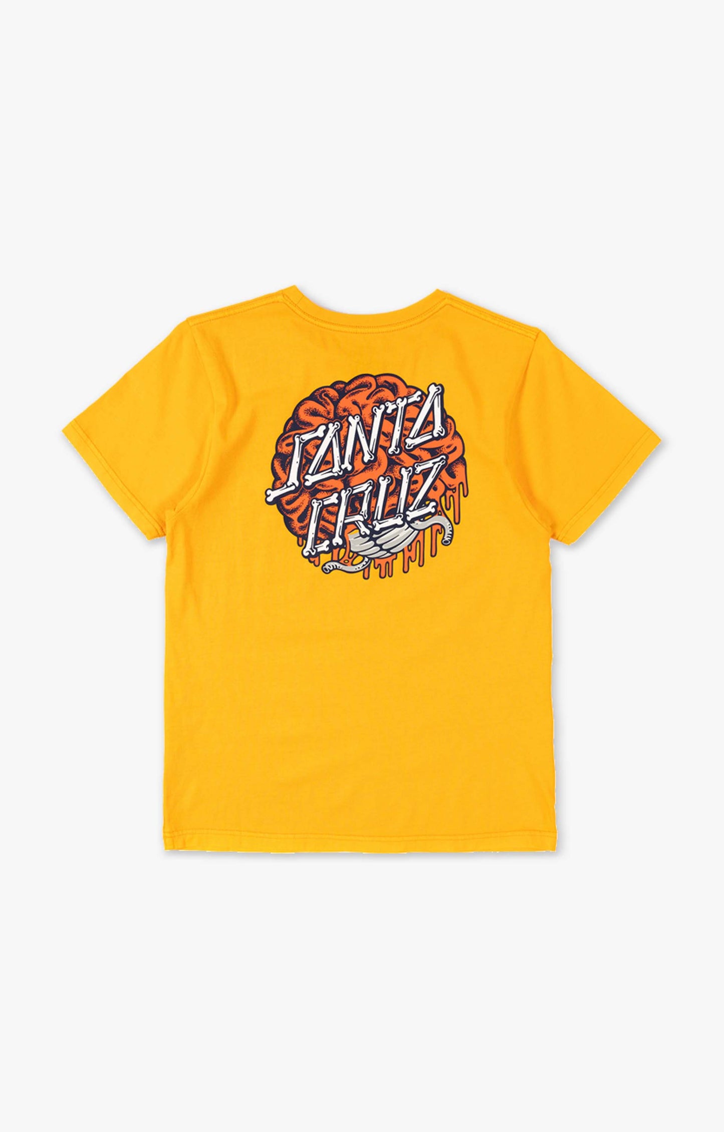 Santa Cruz Brain Dot Youth T-Shirt, Pigment Saffron