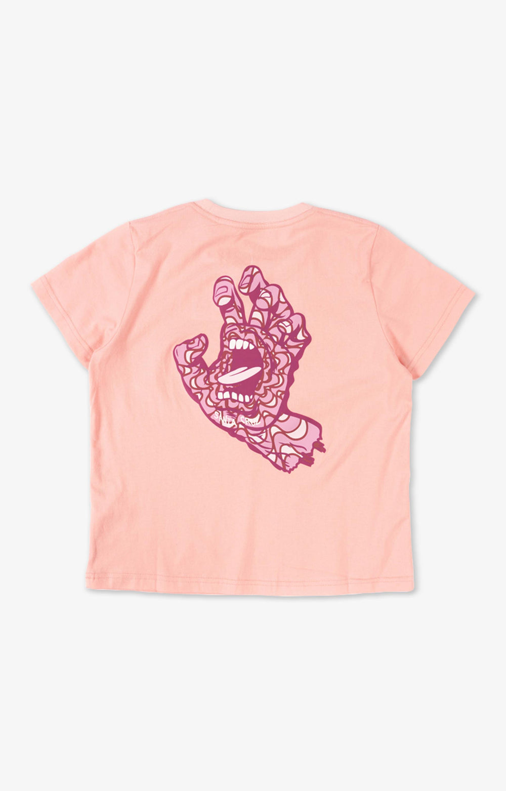 Santa Cruz Girls Kaleidohand Youth T-Shirt, Blossom